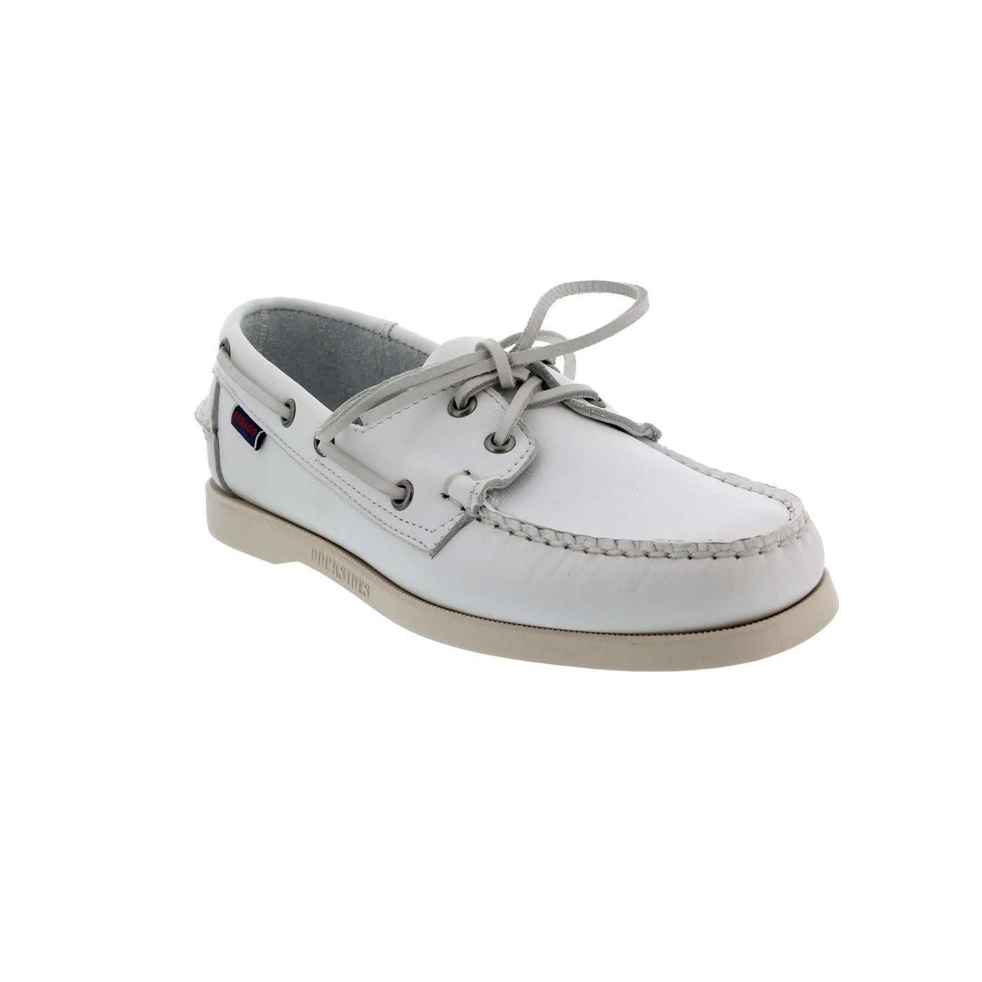 Sebago Sebago Docksides, Full-Grain Leather, white, günstig online kaufen