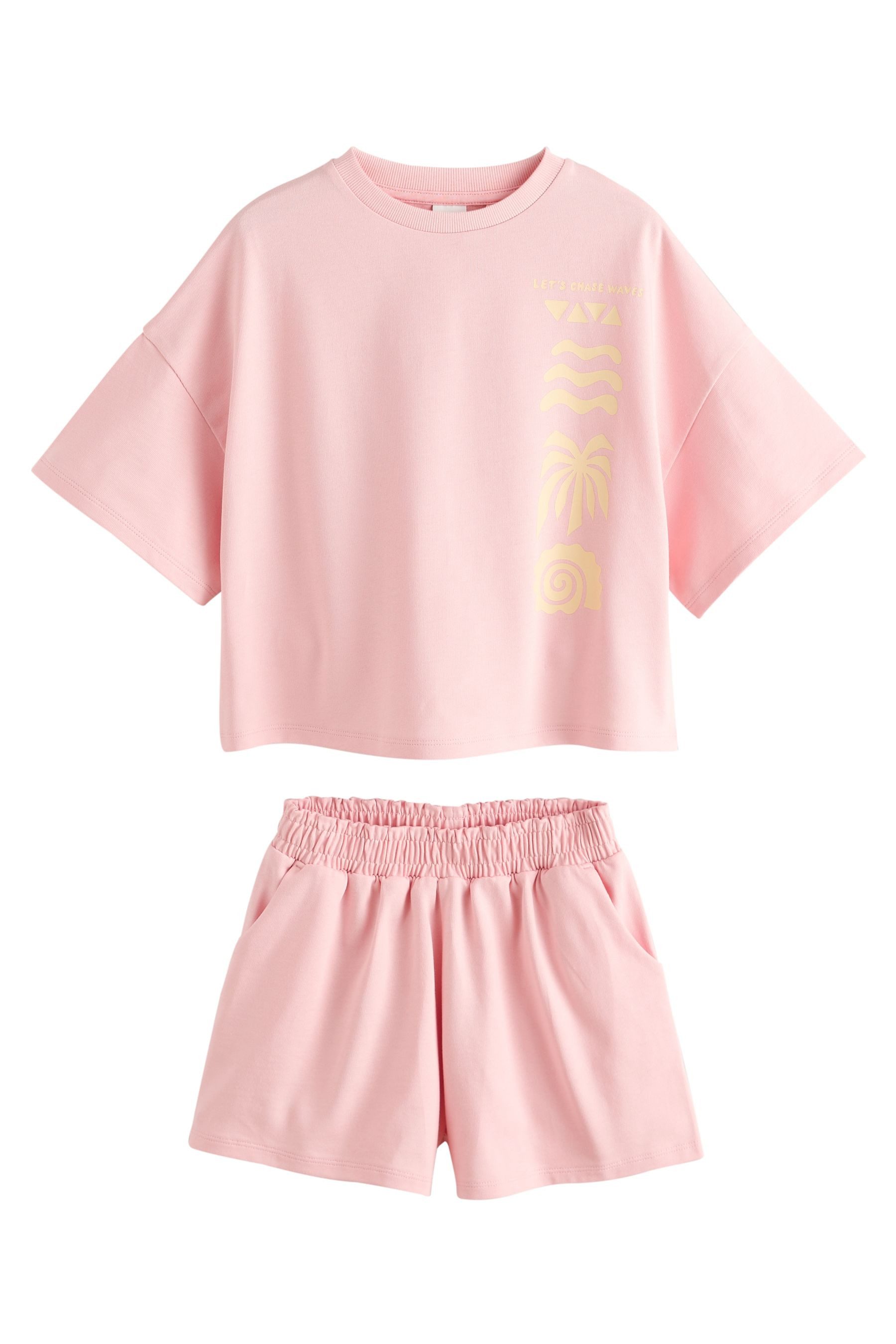Shirt & Shorts Schweres T-Shirt und Shorts im Set
