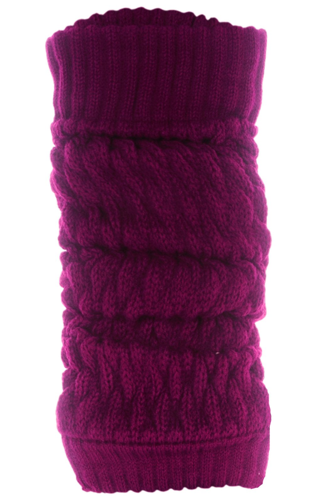 Martinex Beinstulpen 1 Paar Stulpen elegante Beinwärmer Damen Frauen Strickstulpen gesrickt weich, wärmend, elastisch, Strickdesign mit Zopf- und Rippmuster