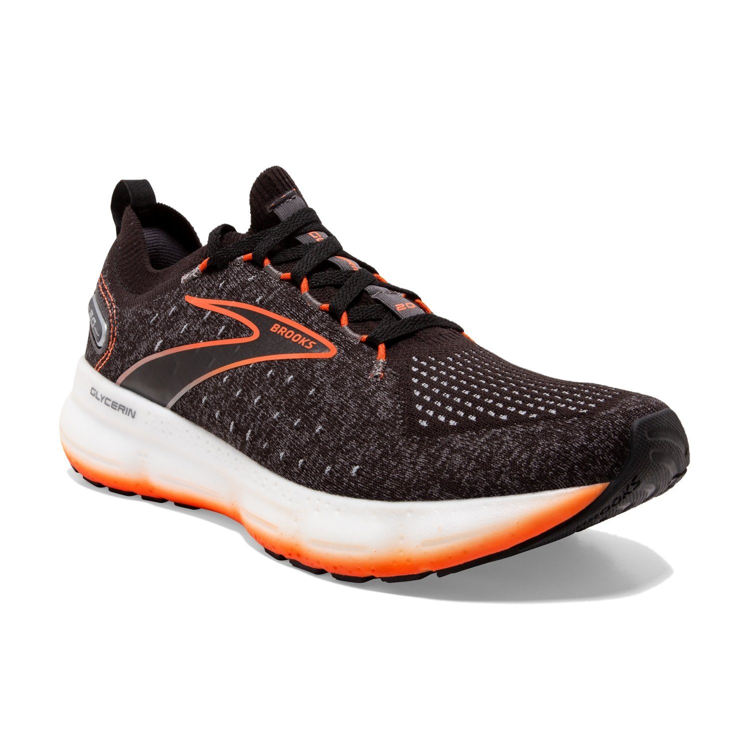 Brooks Glycerin StealthFit 20 schwarz/orange Laufschuh