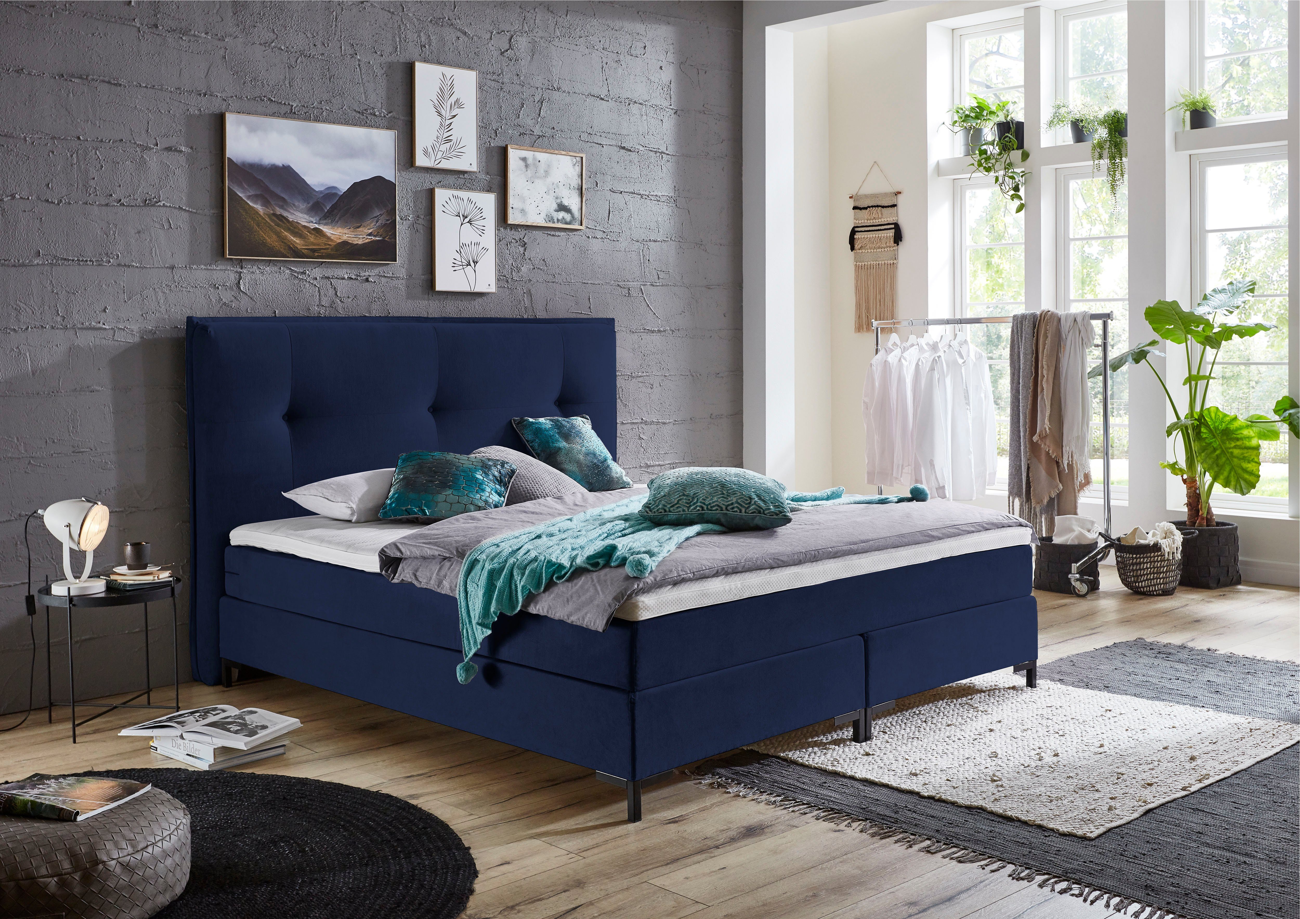 ATLANTIC home collection Boxspringbett Romy