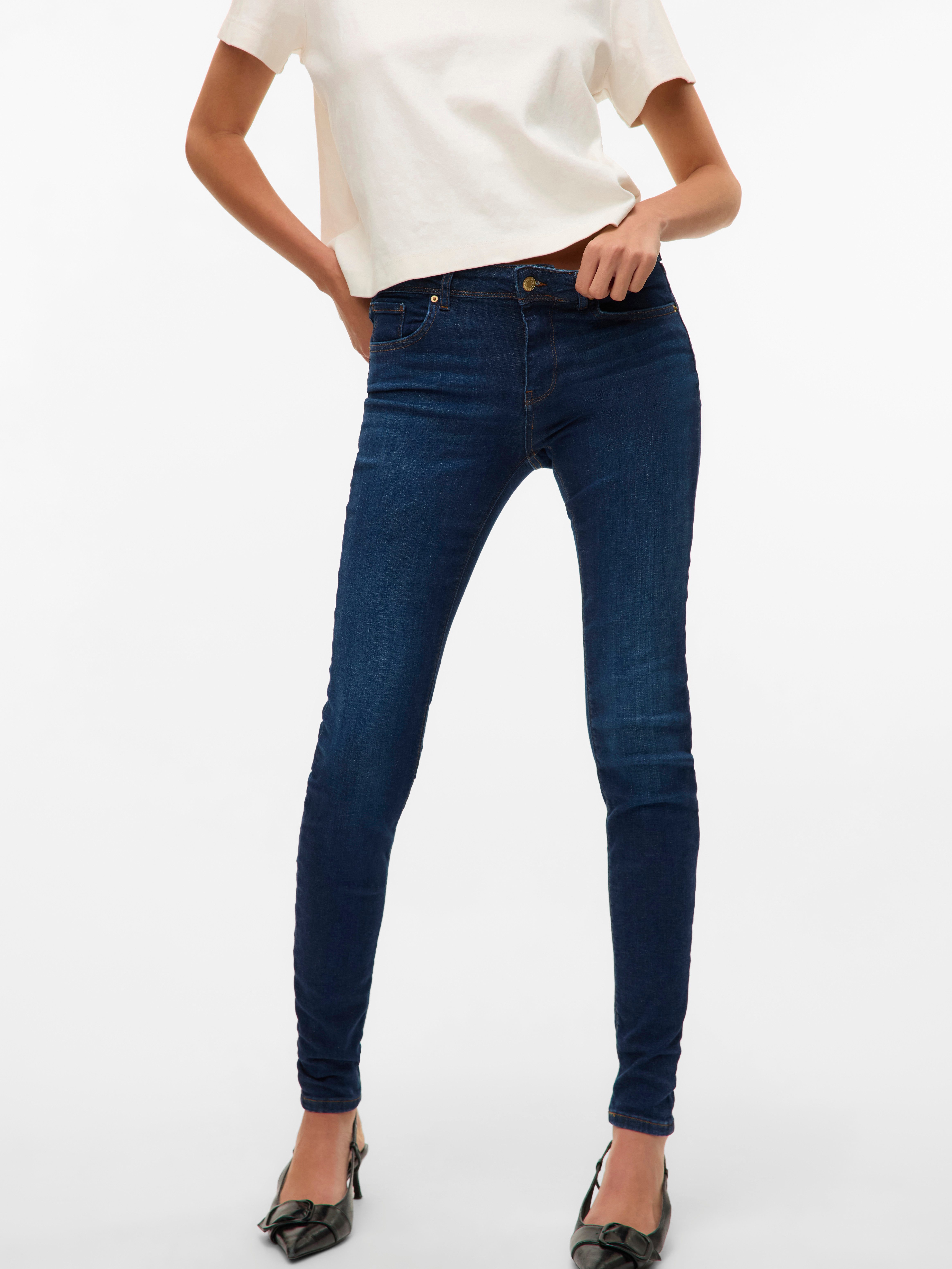 Vero Moda Skinny-fit-Jeans VMLUX MR SLIM JEANS