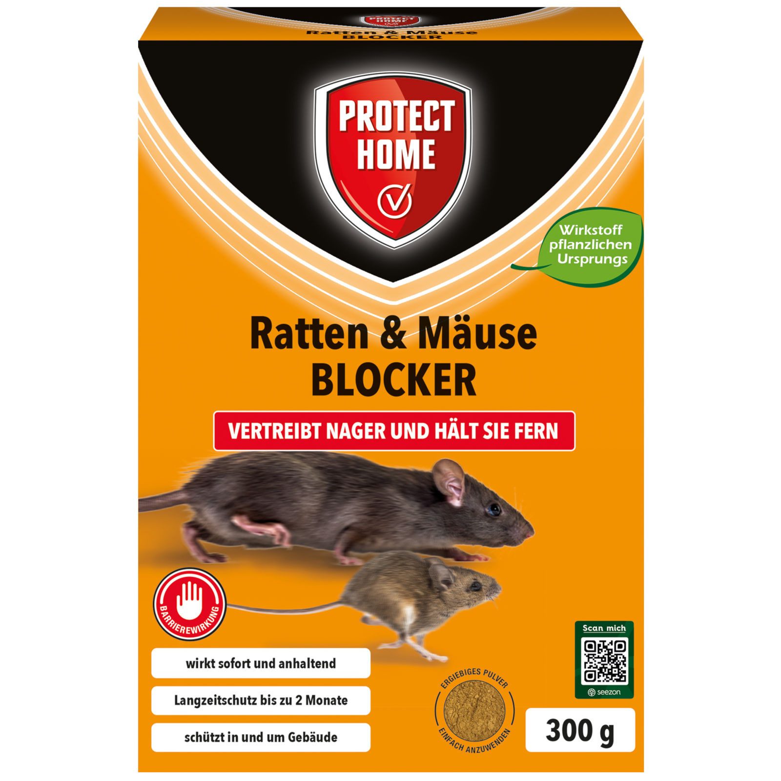 Protect Home Gartenpflege-Set Ratten & Mäuse Blocker, 300 g