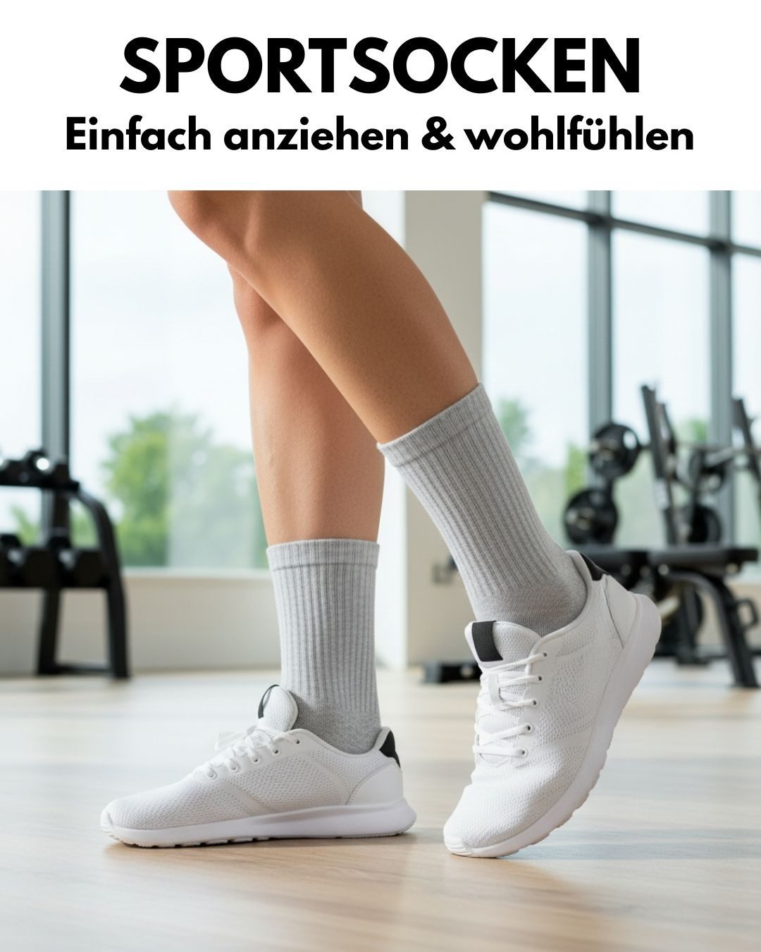 sockenkauf24 Sportsocken 10 Paar Tennissocken Damen & Herren Atmungsaktive Crew Socken (10-Paar) verstärkte Ferse & Fußspitze, gepolsterte Sohle, klimaregulierend
