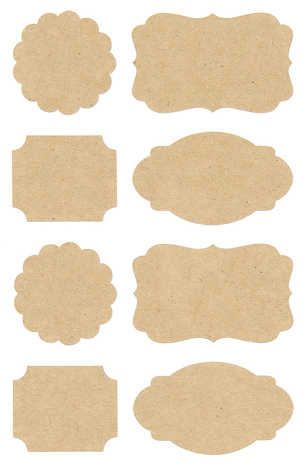 Rico Design Наклейки Etiketten, (32-tlg), 32 Stück