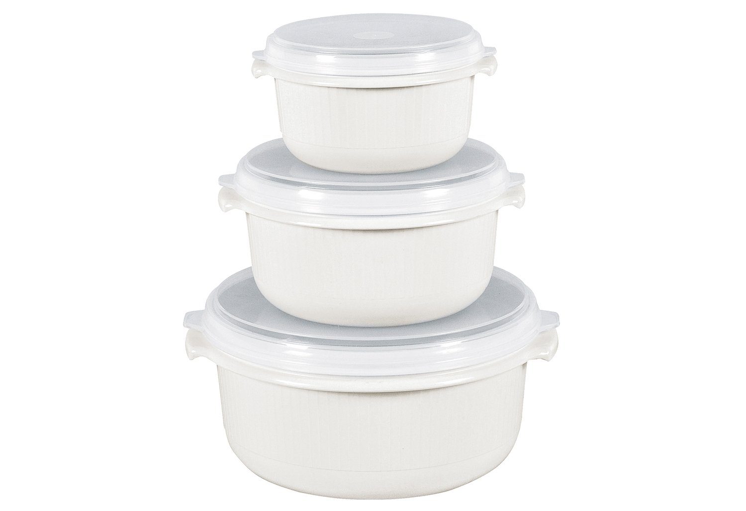 Emsa Mikrowellenbehälter Emsa Microwellen-Starter-Set, 3-teilig, (3-tlg)