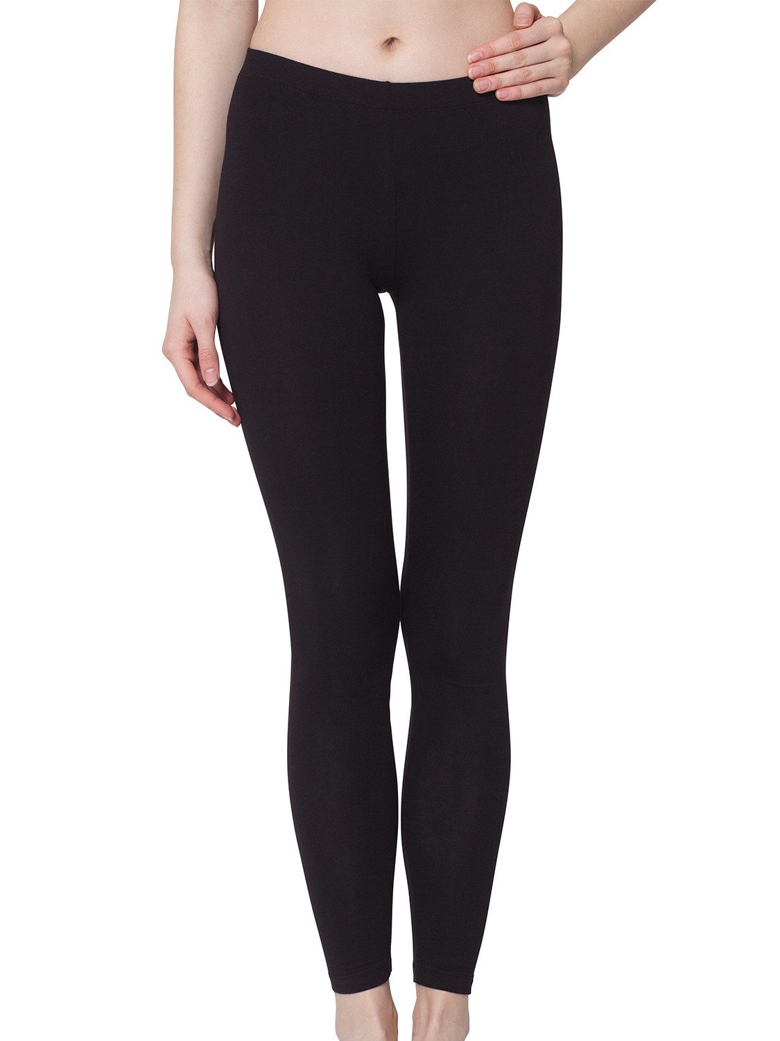 celodoro Leggings Damen Leggings, stretchige Jersey Hose aus Baumwolle