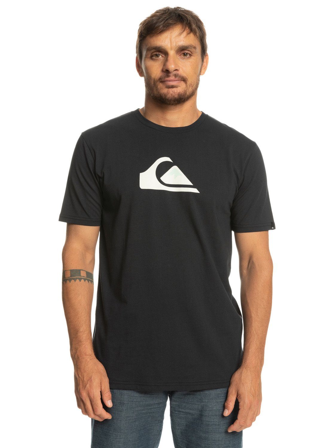 Quiksilver T-Shirt Comp Logo Black