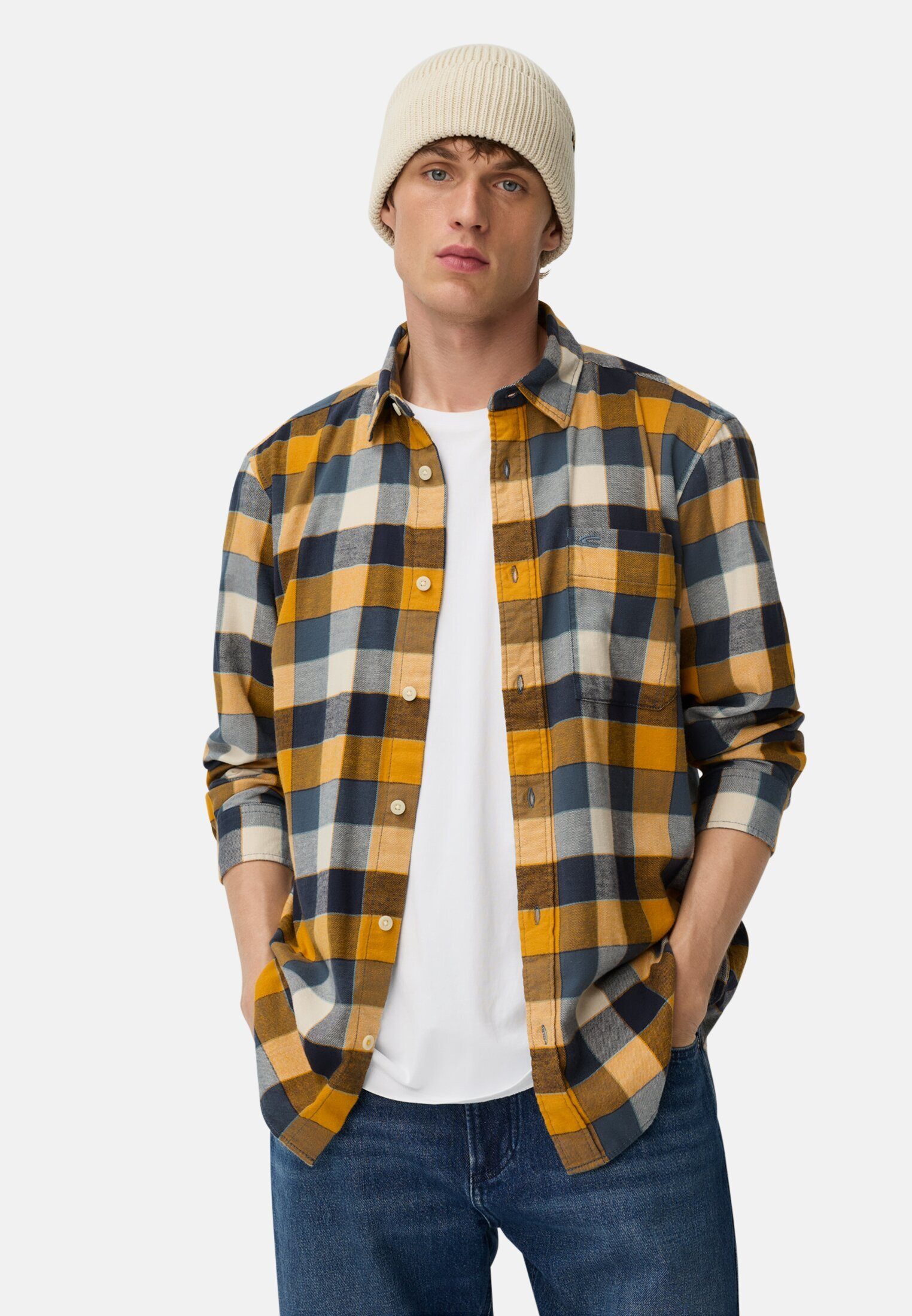 camel active Flanellhemd aus leichtem Flanell günstig online kaufen