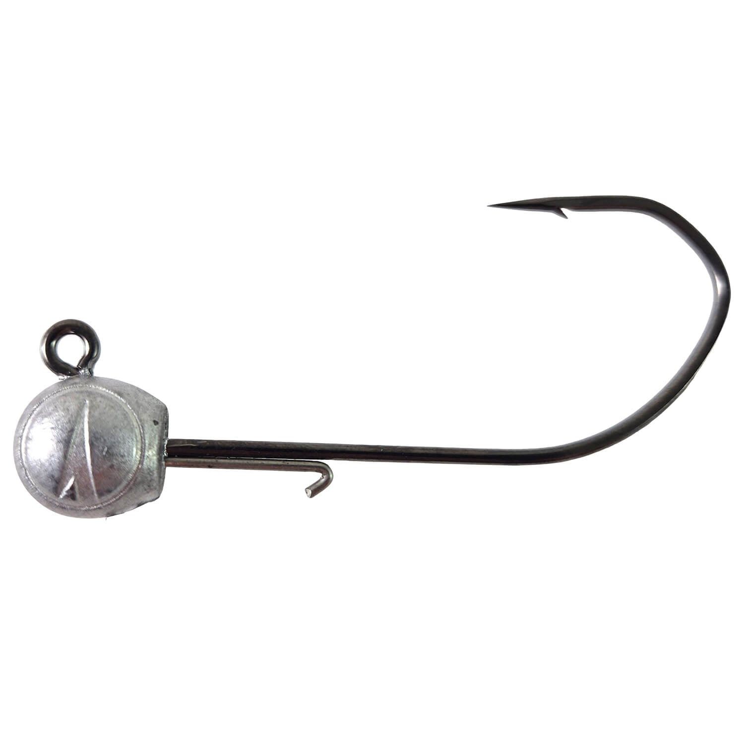 VMC Jighaken VMC Bullet Jig jigköpfe mit Köderhalter Raubfisch Zander Hecht Barsch, (3-St)