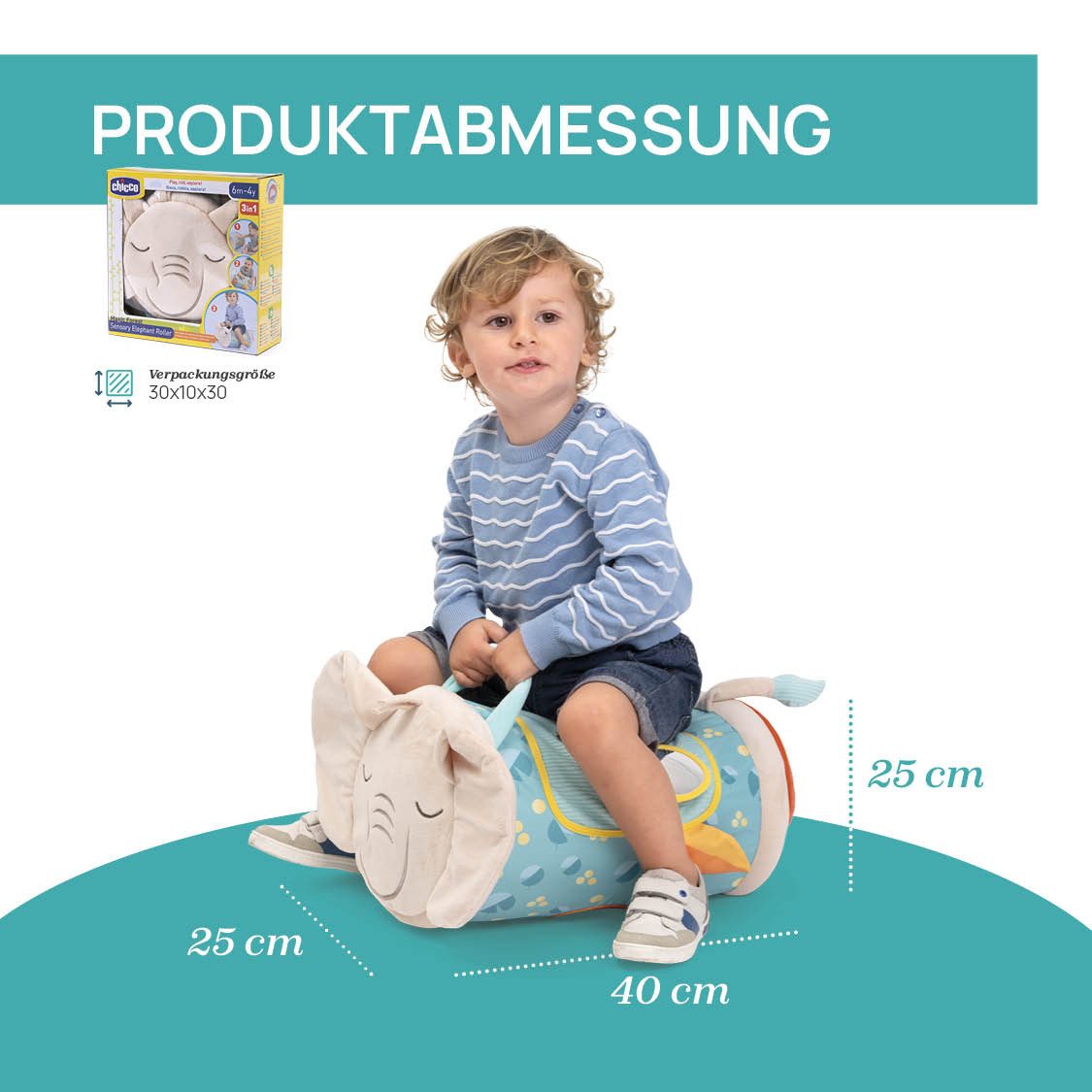 Chicco Krabbelrolle Elefant – Bild 4 von 5