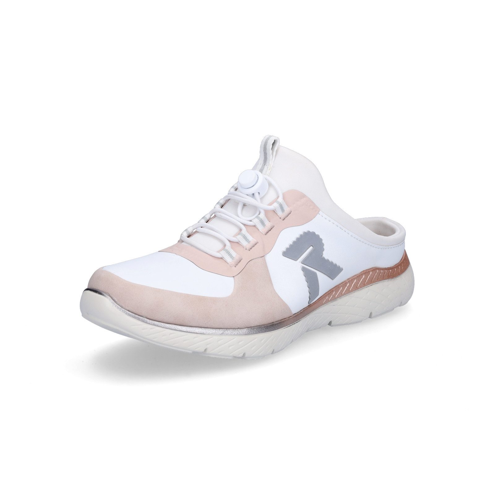 Rieker Rieker Damen Slipper weiß rosa Slipper