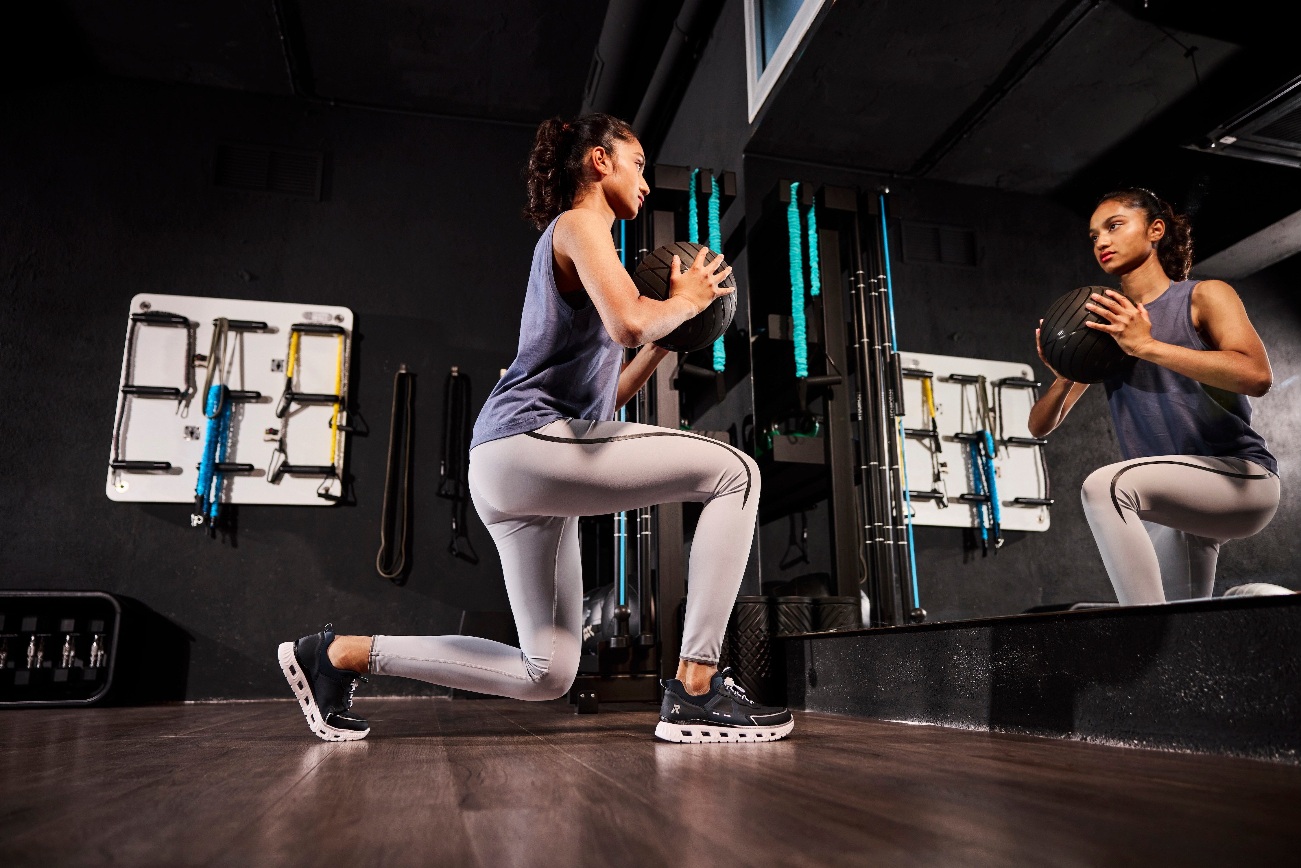 Rieker Sport Slip-On Sneaker, Schlupfschuh, Halbschuh, Freizeitsneaker mit Schnellverschluss