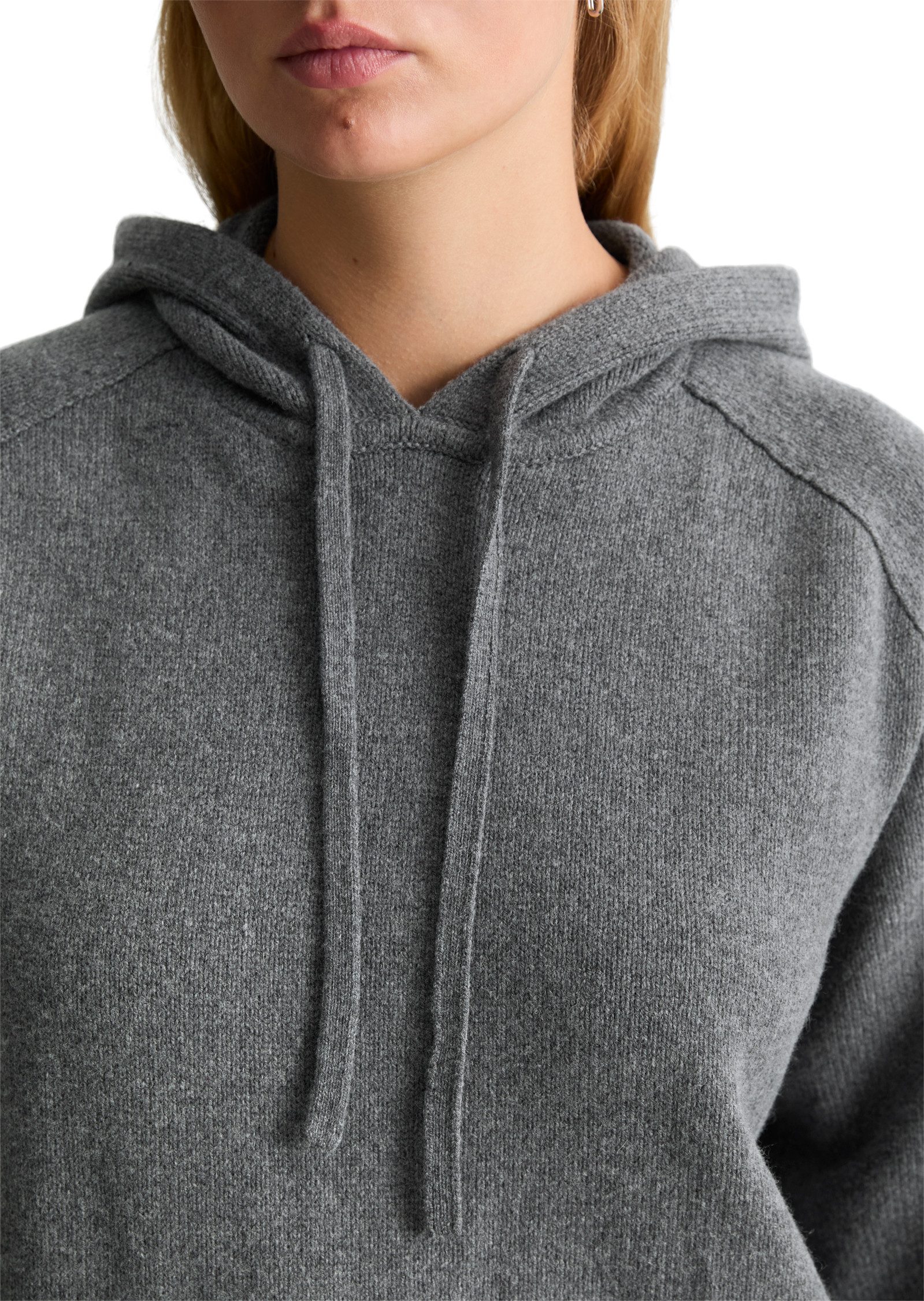 Marc O'Polo DENIM Kapuzenpullover relaxed aus weichem Wolle-Mix