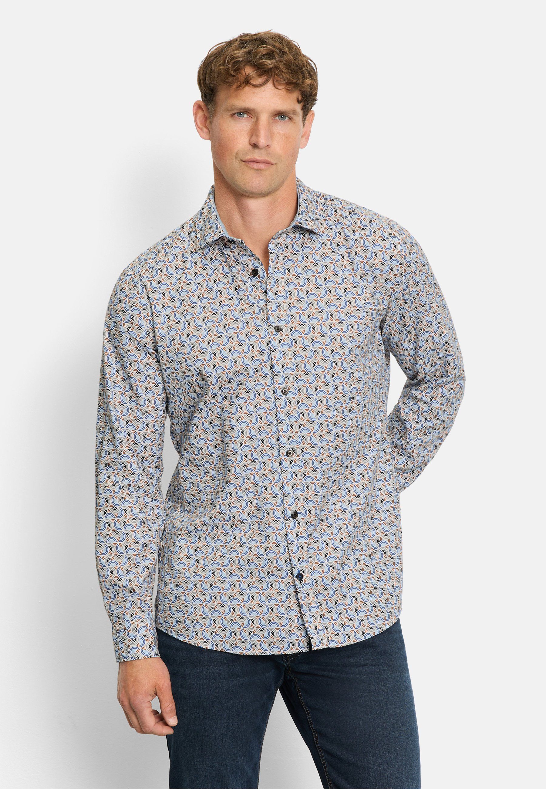 OLYMP Businesshemd OLYMP Casual, regular fit, Freizeithemd, Kent