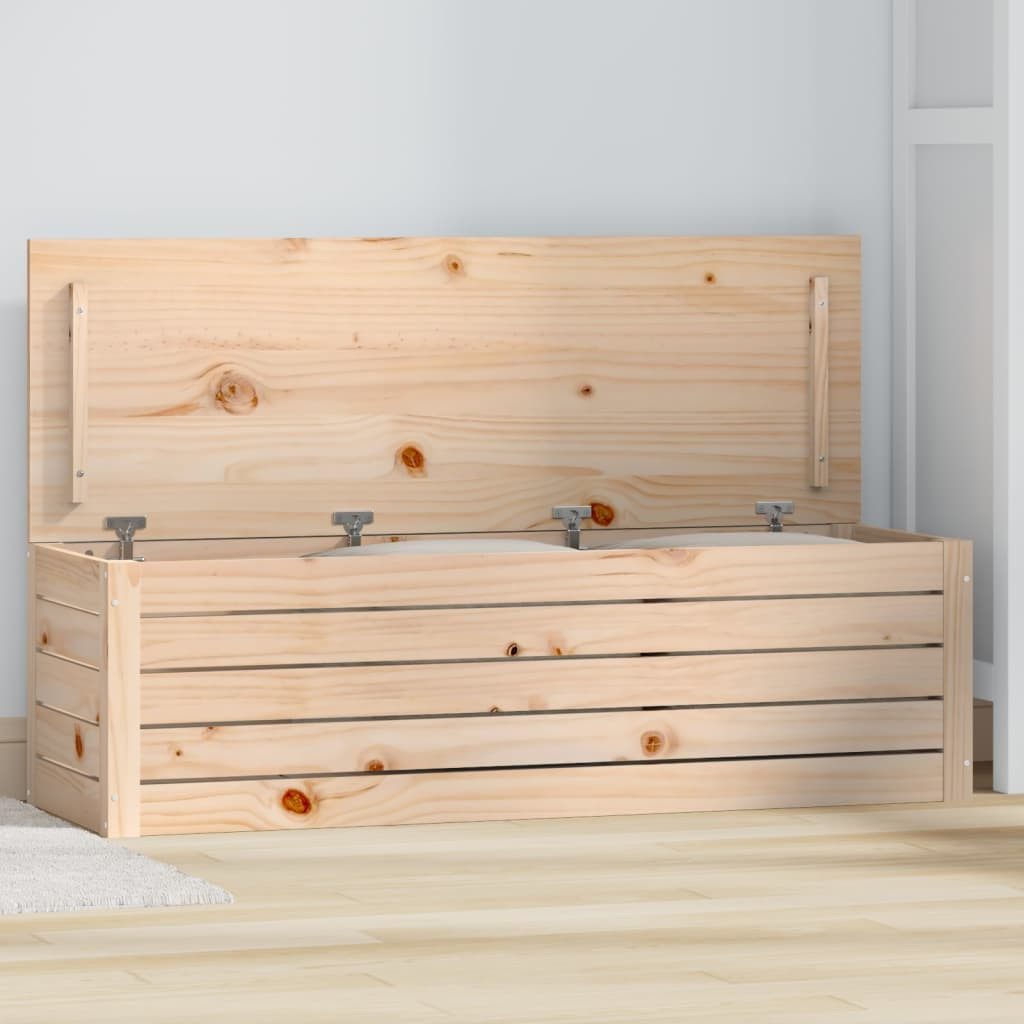 vidaXL Truhe 109 x 365 x 33 cm Truhe Spielzeugtruhe Holztruhe Aufbewahrungstruhe Ki