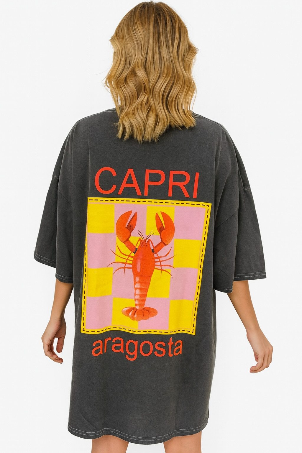 Worldclassca Print-Shirt Worldclassca Oversized CAPRI Print günstig online kaufen