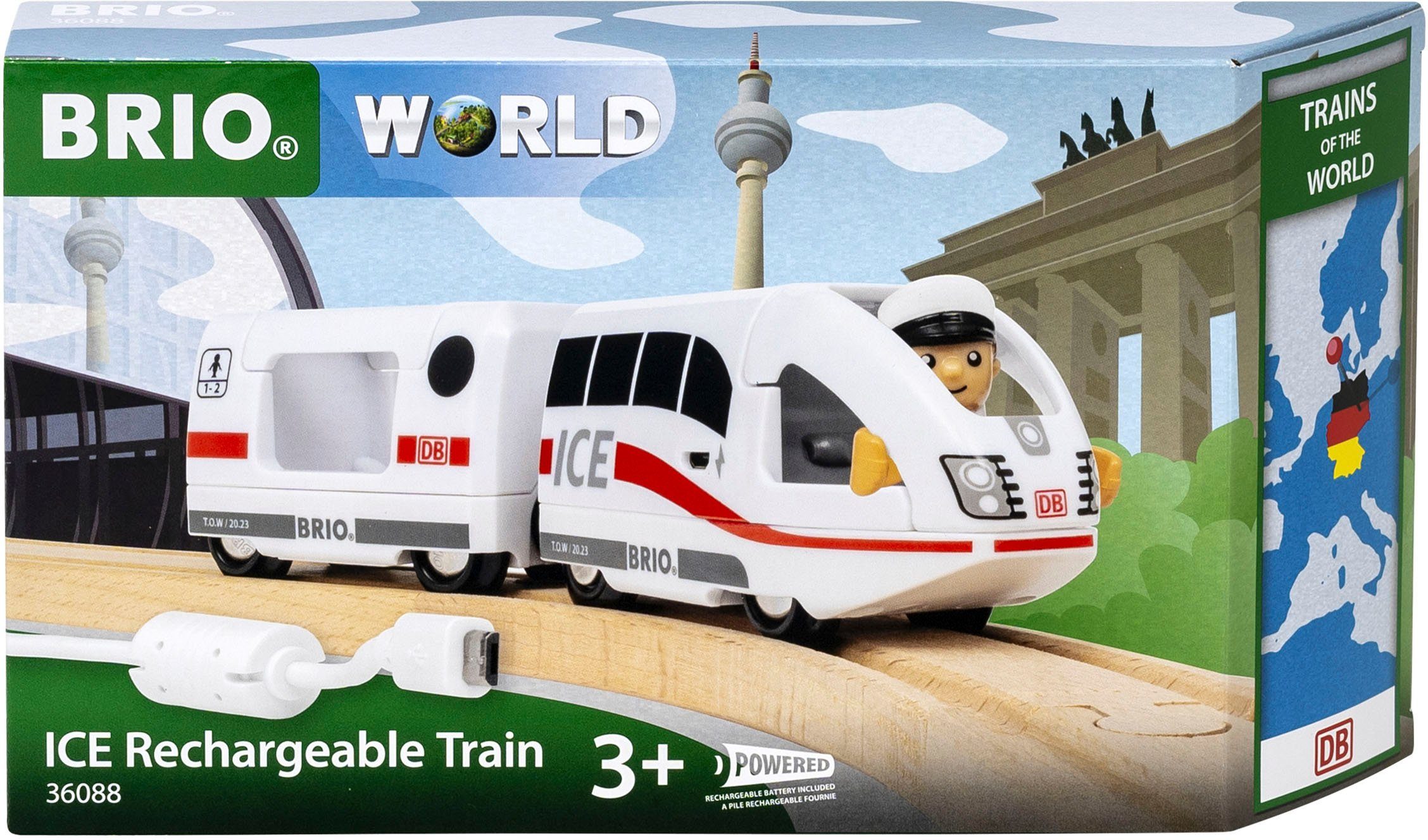 BRIO® Spielzeug-Zug BRIO® WORLD, ICE Batterie Zug