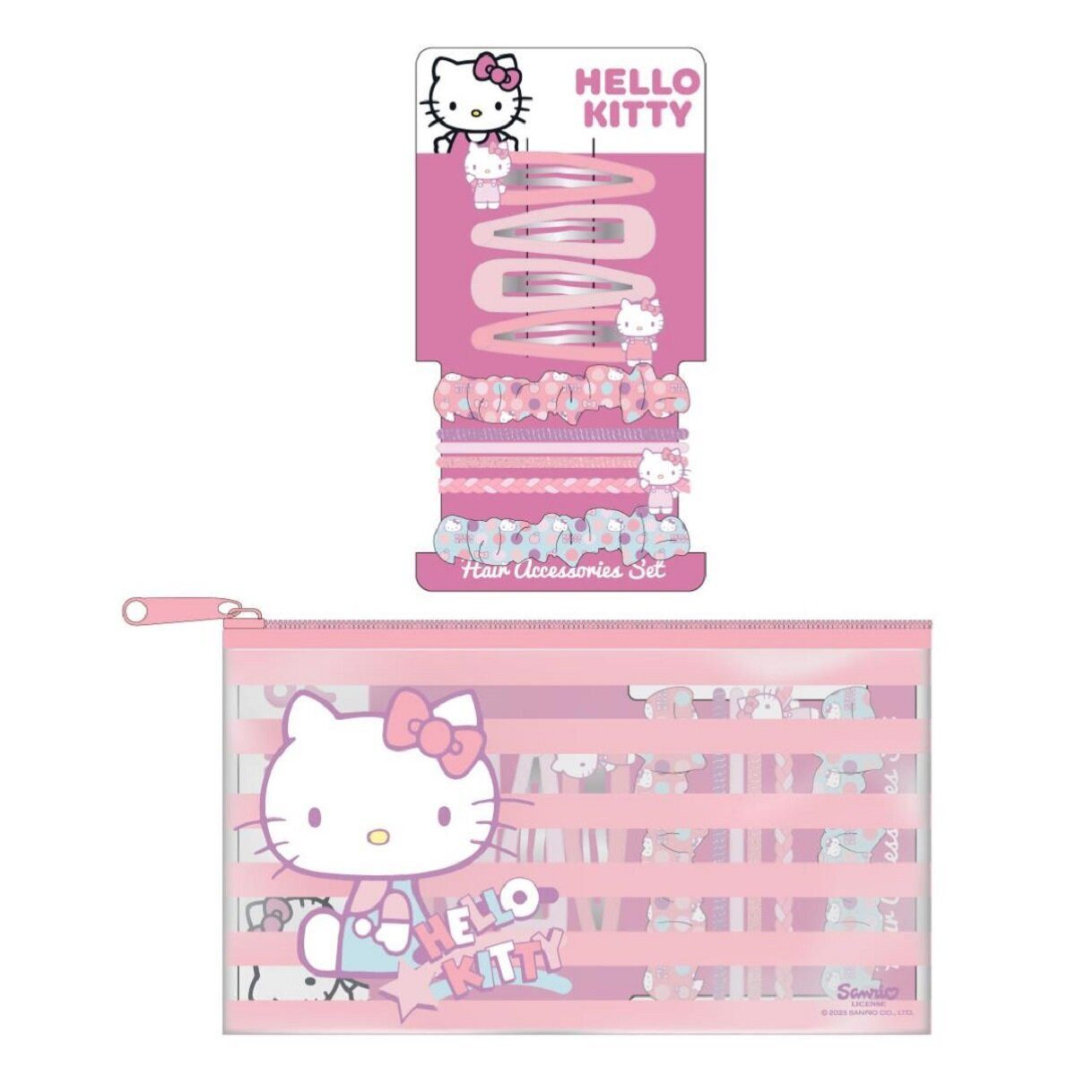 Schmuckset Hello Kitty Haarschmuck-Set Süße Accessoires für Kinder