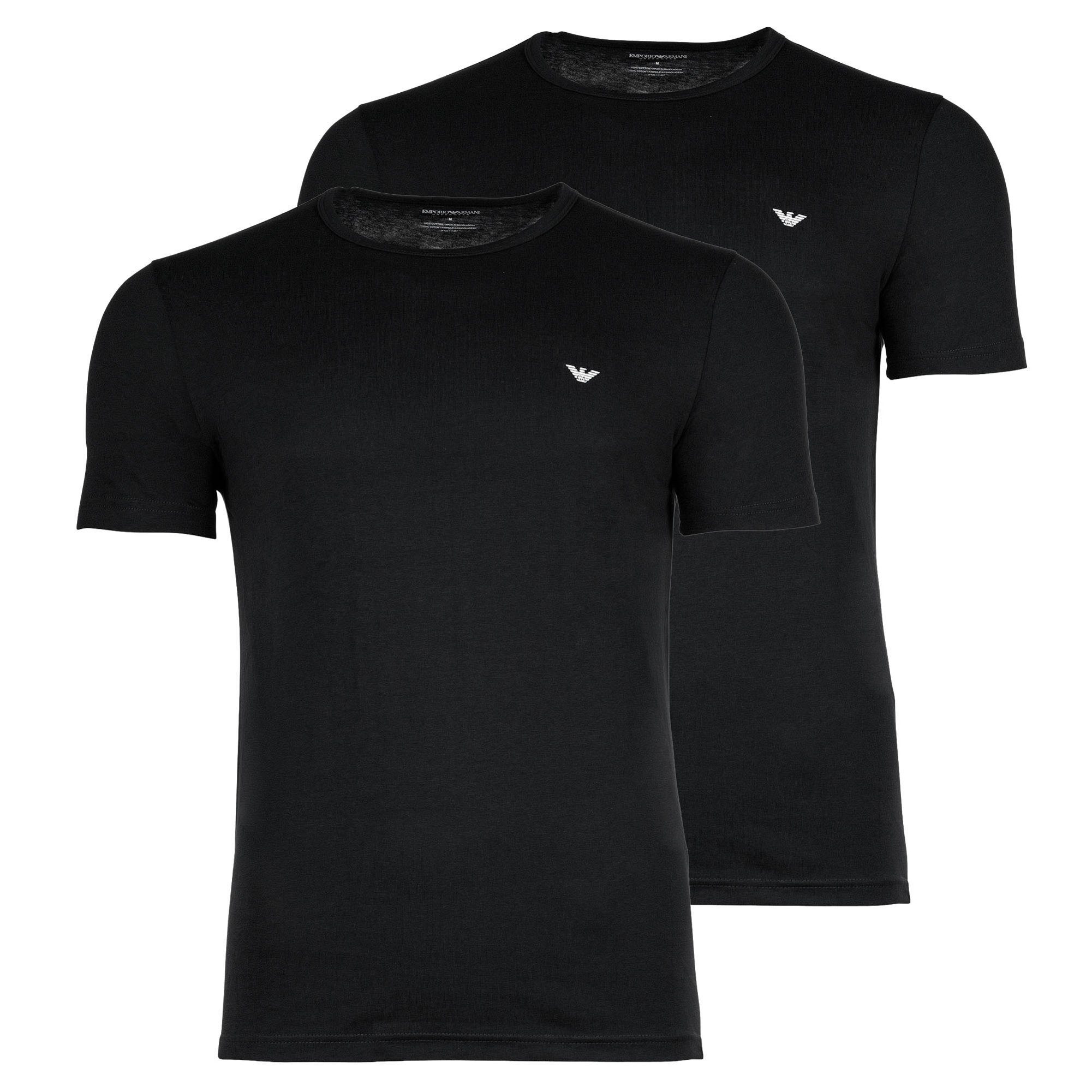 Emporio Armani T-Shirt Herren T-Shirt 2er Pack Baumwolle CORE LOGOBAND (Pac günstig online kaufen