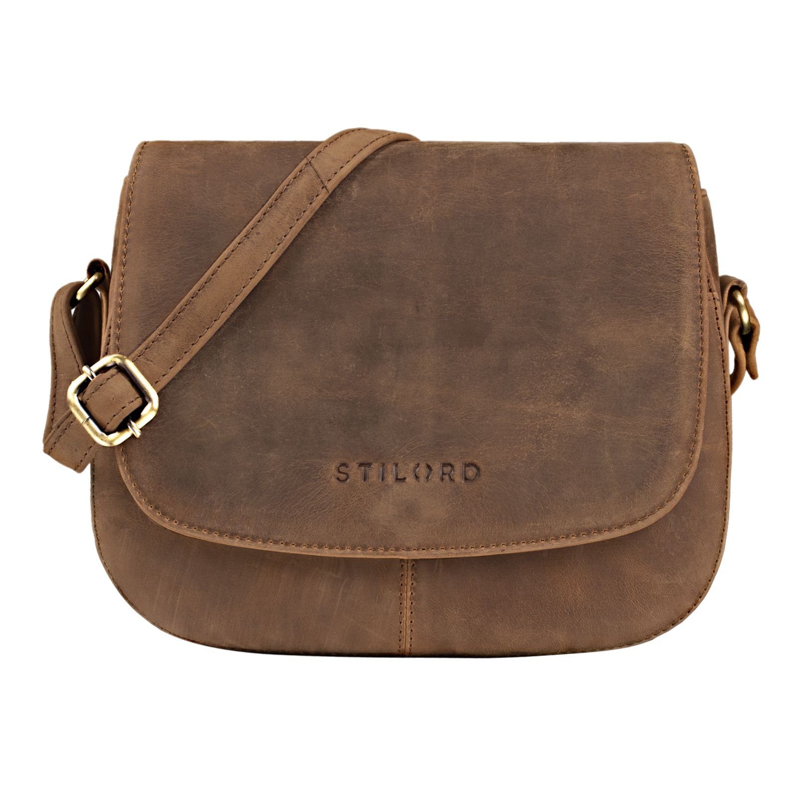 Handtasche "Savannah" Umhängetasche Damen Leder kleine Echtleder Handtasche