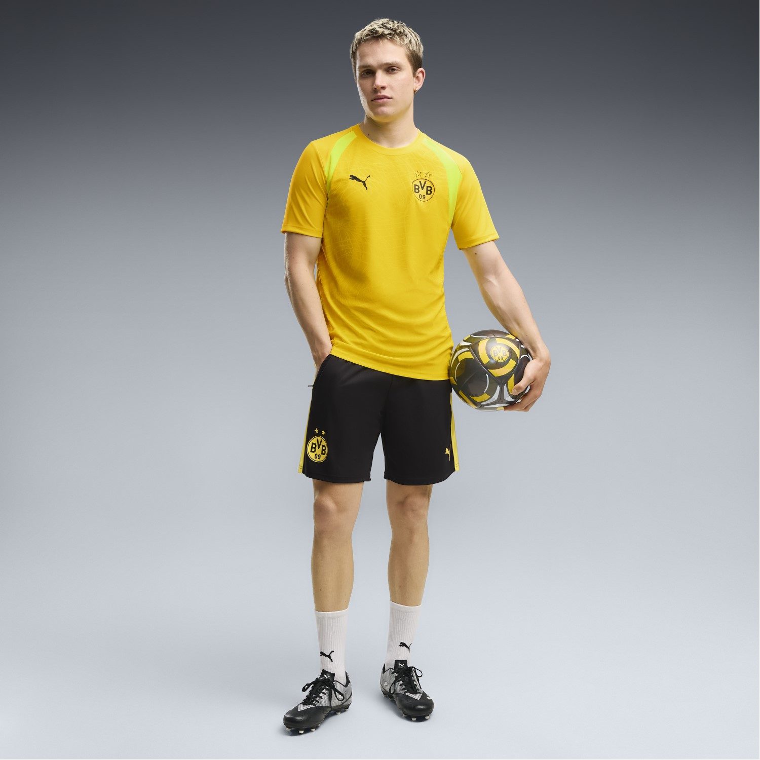 PUMA Fußballtrikot BVB Borussia Dortmund Training Trikot der Saison 26-27