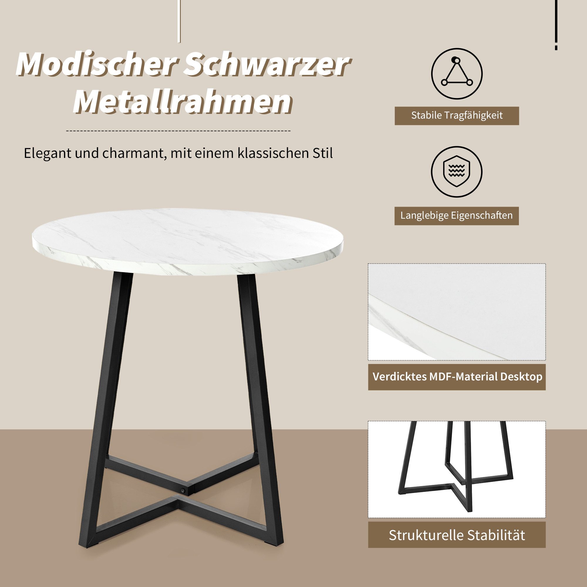 OKWISH Esstisch Küchentisch (1-St., nur Tisch), günstig online kaufen