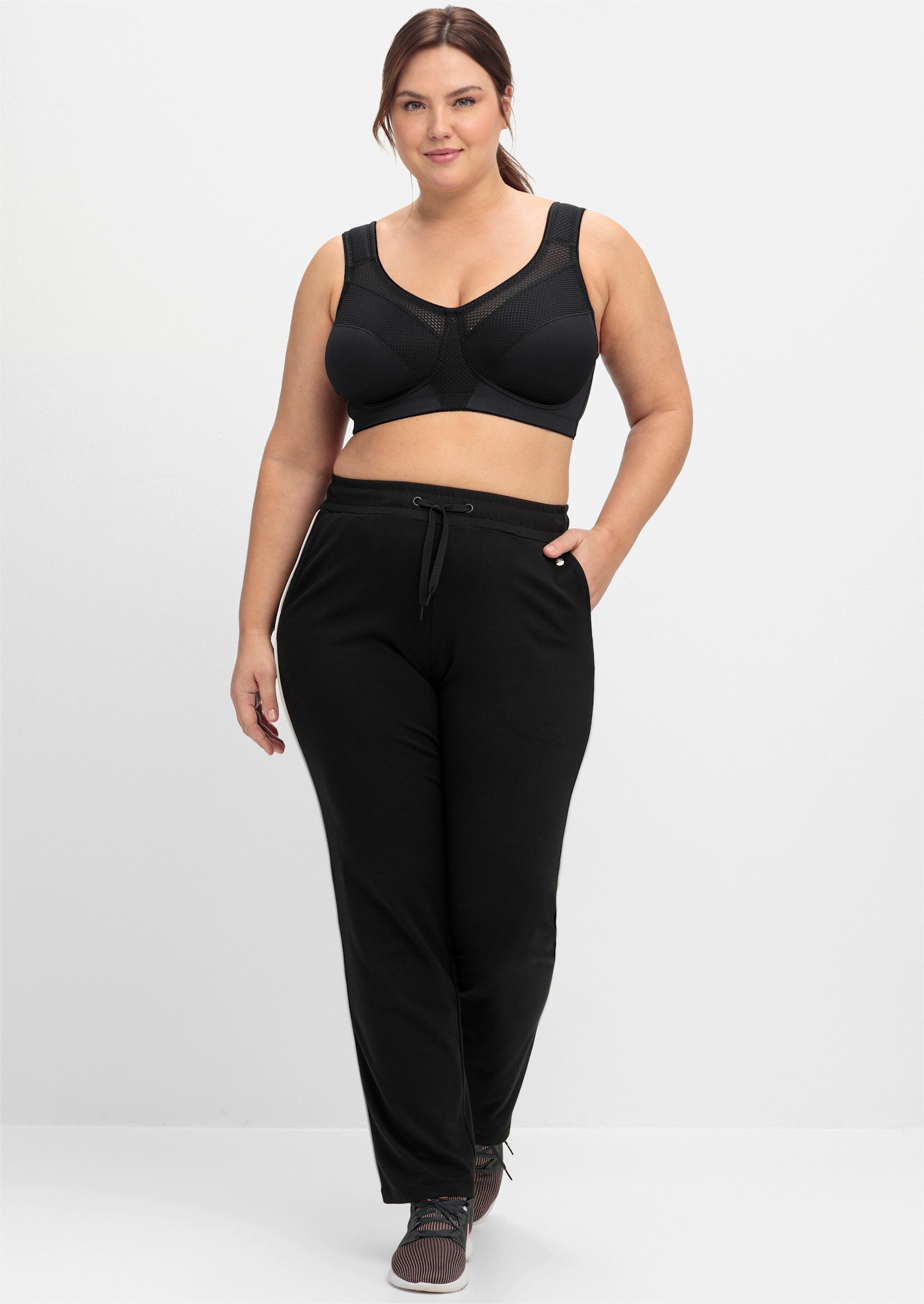Sheego Bügelloser BH Sport-BH ohne Bügel günstig online kaufen