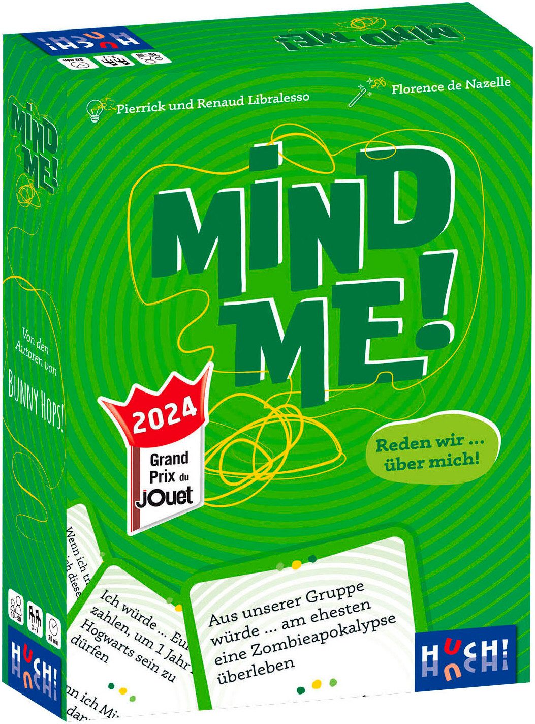 HUCH! Spiel Mind me, Partyspiel, Made in Europe