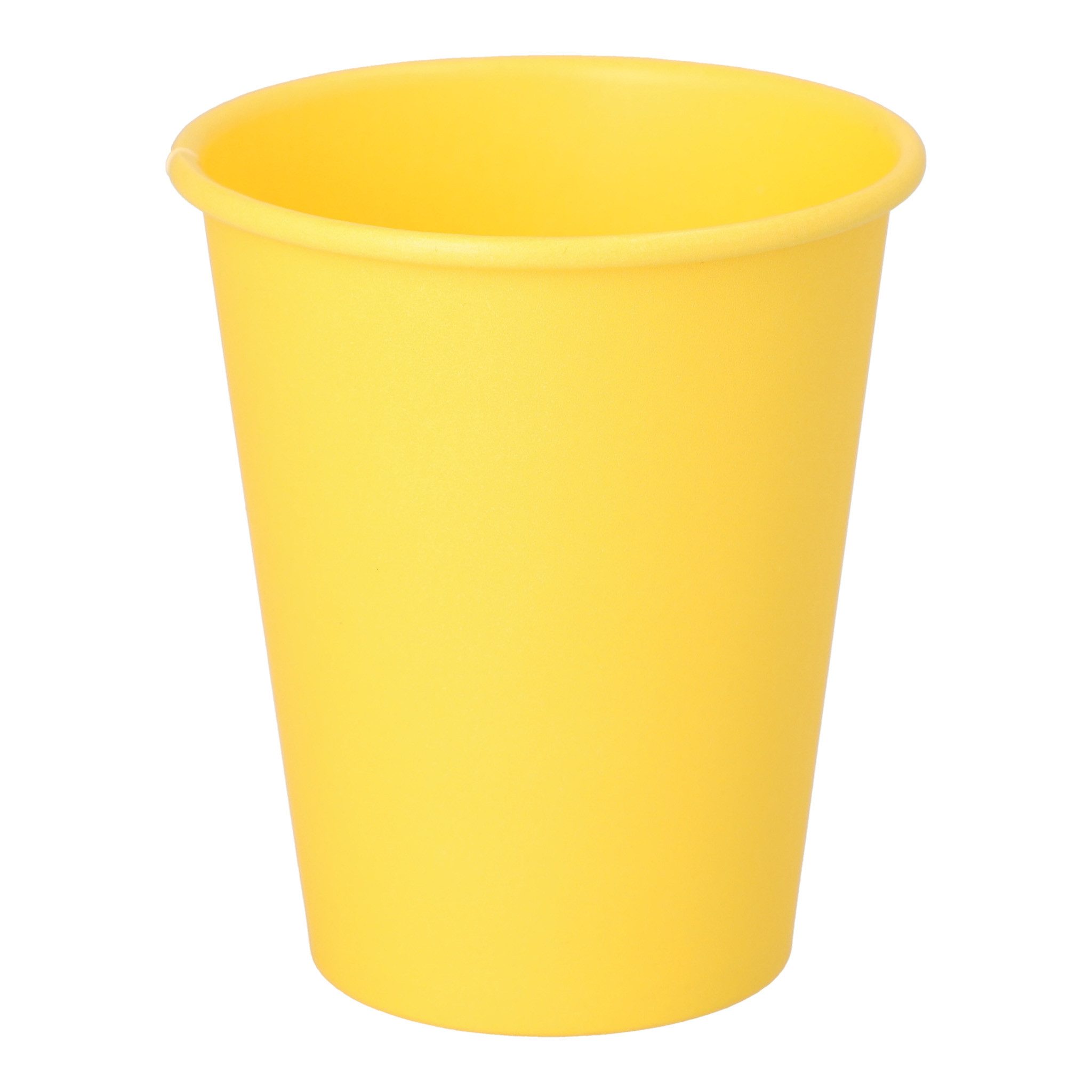PAPSTAR Becher, Papier, Pappbecher 200ml 50 Stück Gelb