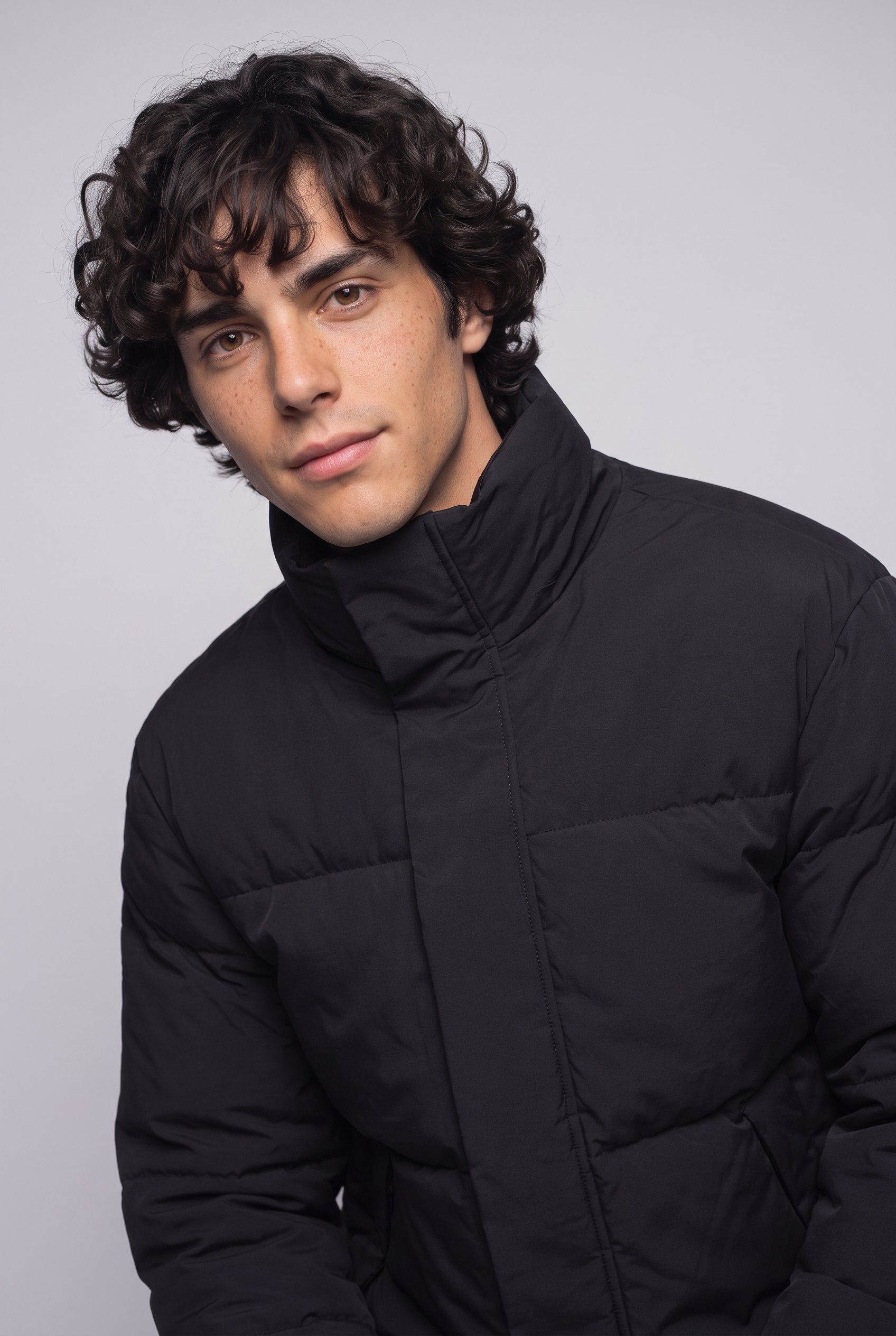 Jack & Jones Steppjacke JJESOHO PUFFER COLLAR AW26 SN Kunstfaser, regular fit