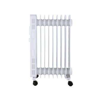 KUMTEL Ölradiator KUM-1225 Heizgerät Elektroheizung für Wohnräume, 2000 W, 9 Rippen Heizkörper, 3 Heizstufen, Energiesparend, Heizstrahler