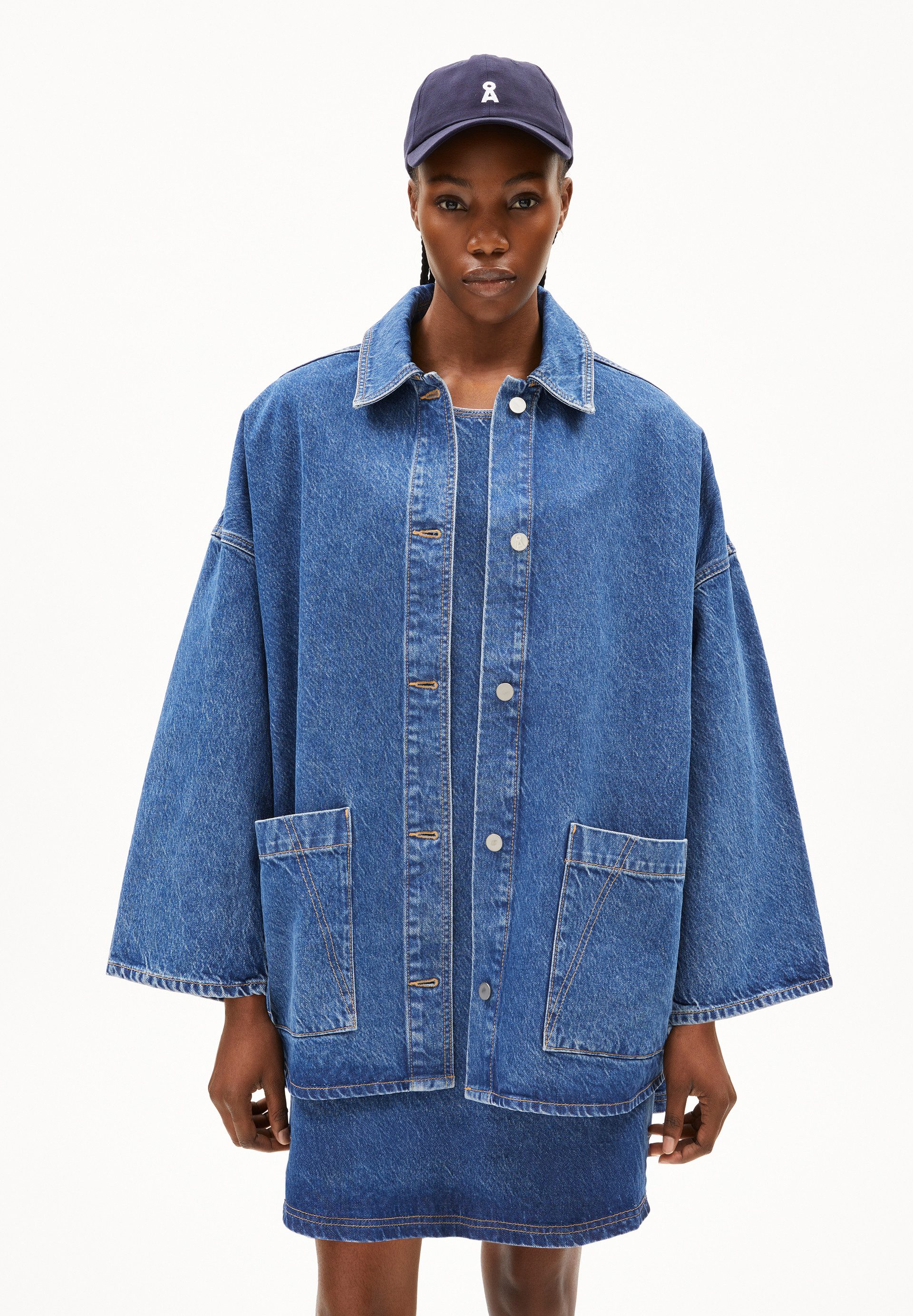 Armedangels Jeansjacke DRAAPY Jeansjacke aus Bio-Baumwoll günstig online kaufen