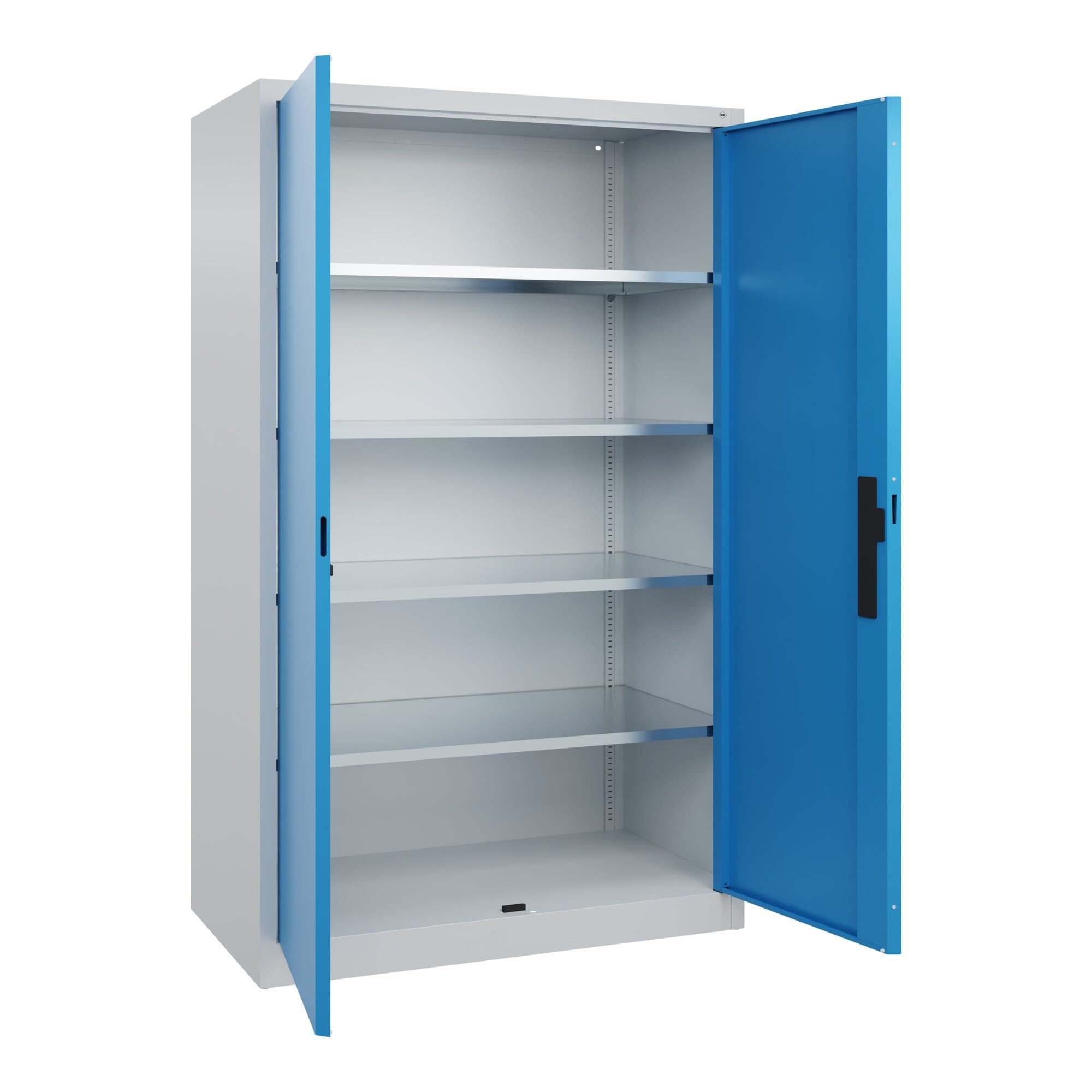 C+P Rollcontainer C+P Flügeltürenschrank Serie 89, 1950x1200x600mm, 7035/5012