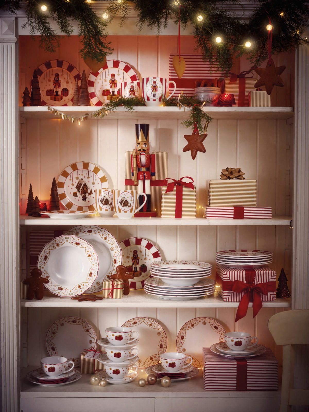 Hutschenreuther Frühstücksteller Christmas Love beige Teller flach 22cm
