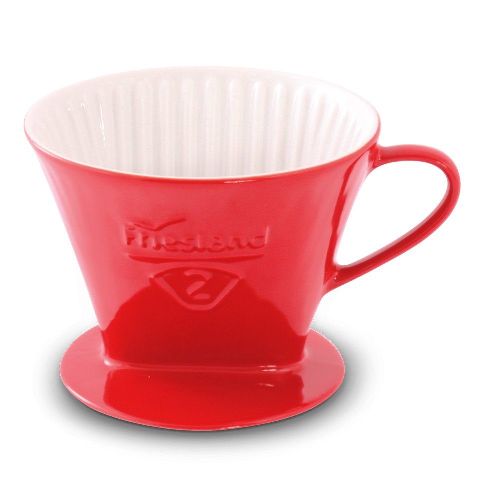 Friesland Porzellan Kaffeebereiter Friesland Kaffeefilter Gr. 2 Rot  Porzellan online kaufen | OTTO