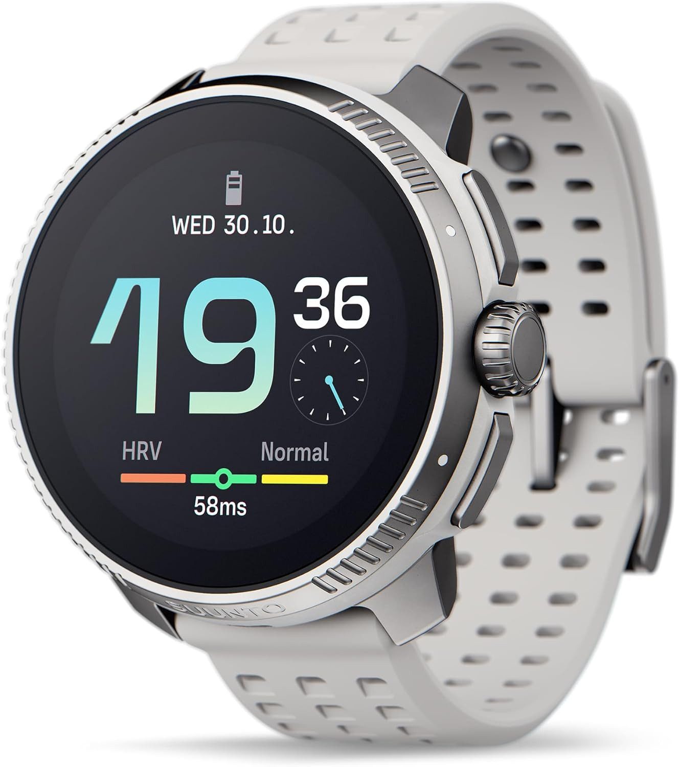 Suunto Smartwatch (3,6 cm, android ios), Premium GPS Sportuhr mit AMOLED Display und Dual-Frequenz-Navigation