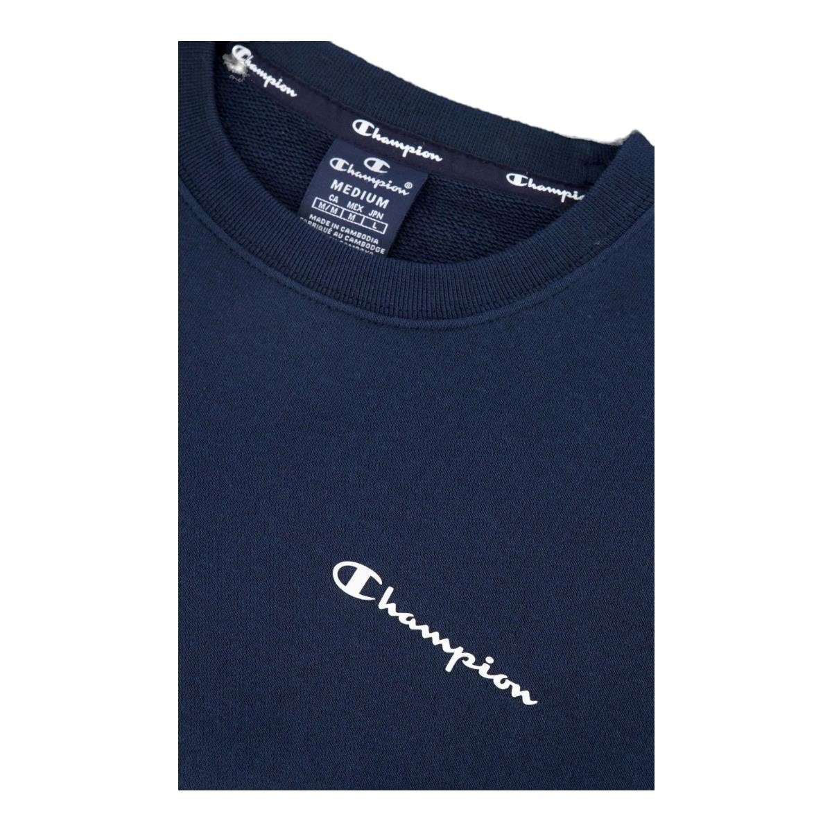 Small Logo (1-tlg) Champion Sweater dunkelblau Embroidery