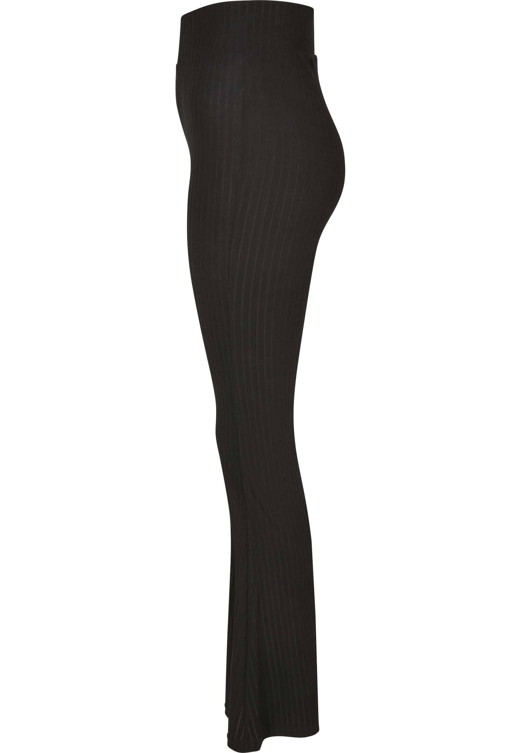 URBAN CLASSICS Leggings Urban Classics Damen Ladies High Waist Rib Flared Leggings (1-tlg)