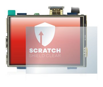 upscreen Schutzfolie für Raspberry Pi Touchscreen (3.5), Displayschutzfolie, Folie klar Anti-Scratch Anti-Fingerprint