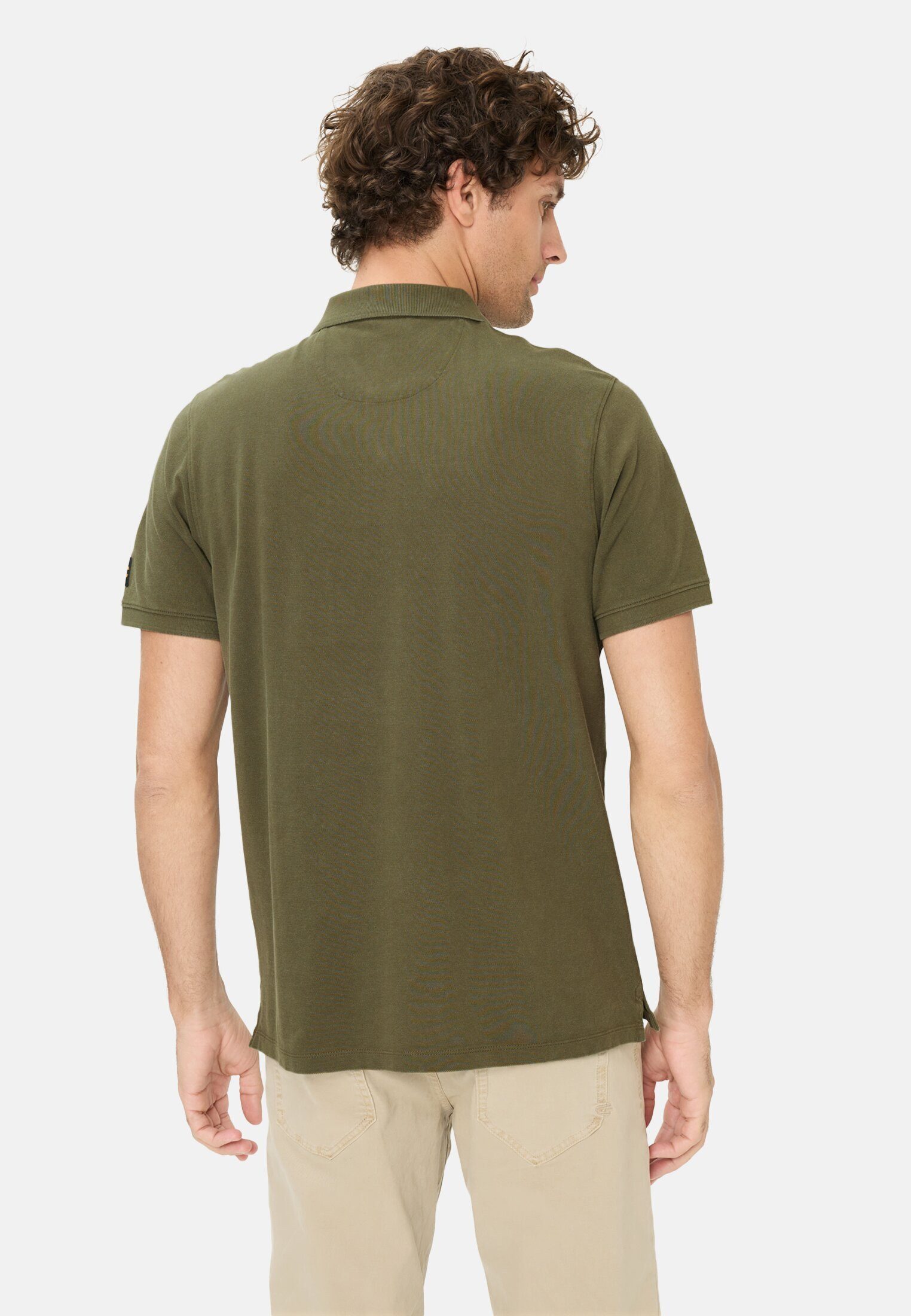 camel active Poloshirt aus reiner Baumwolle Kurzarm Shirts_Poloshirt