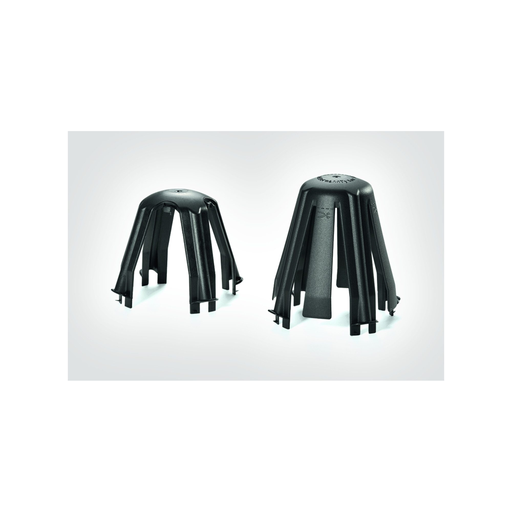 HellermannTyton Rohrschelle HellermannTyton Deckenabstandhalter sw, PA66GF15 BK 10 SpotClipII 148-
