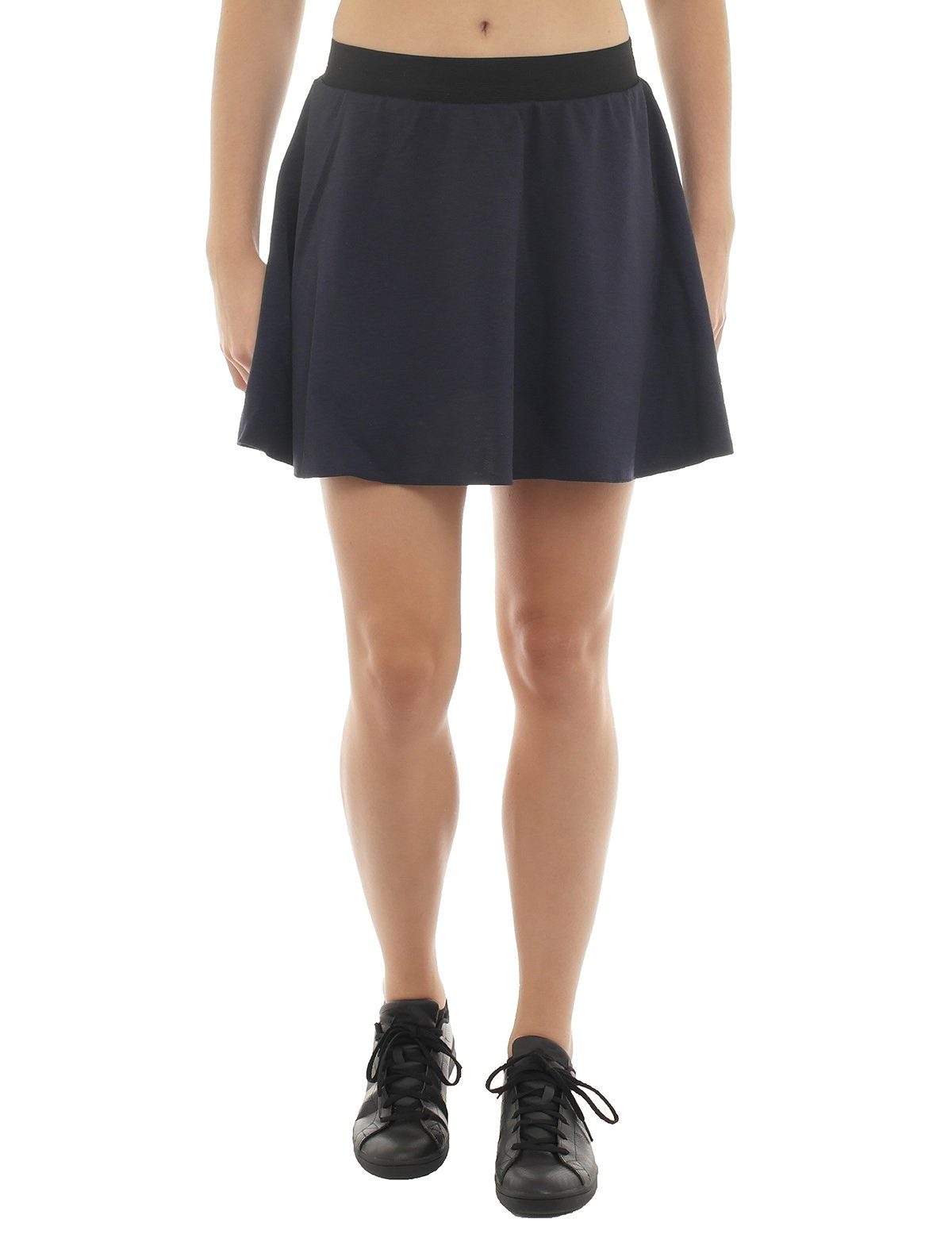 F&K-Mode Minirock Swing Rock Mini Falten Gummibund hohe Taille Gummibund günstig online kaufen