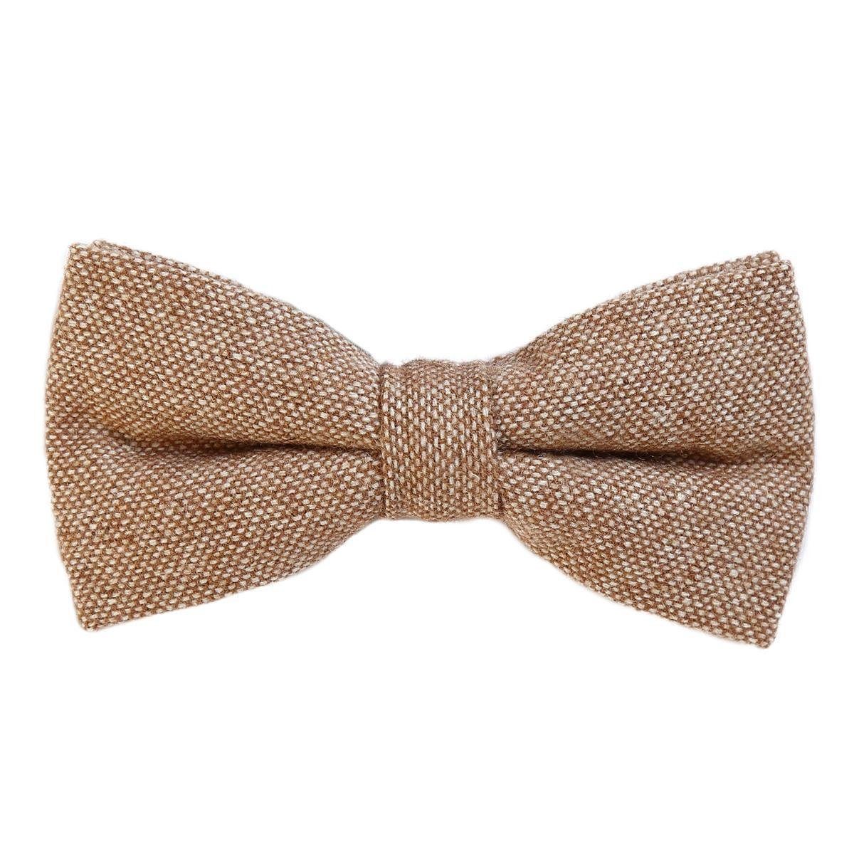 DonDon Fliege DonDon Herren Fliege 12 x 6 cm Baumwolle (Packung, 1-St., 1x Herrenfliege) bereits gebunden, verstellbar, Tweedlook