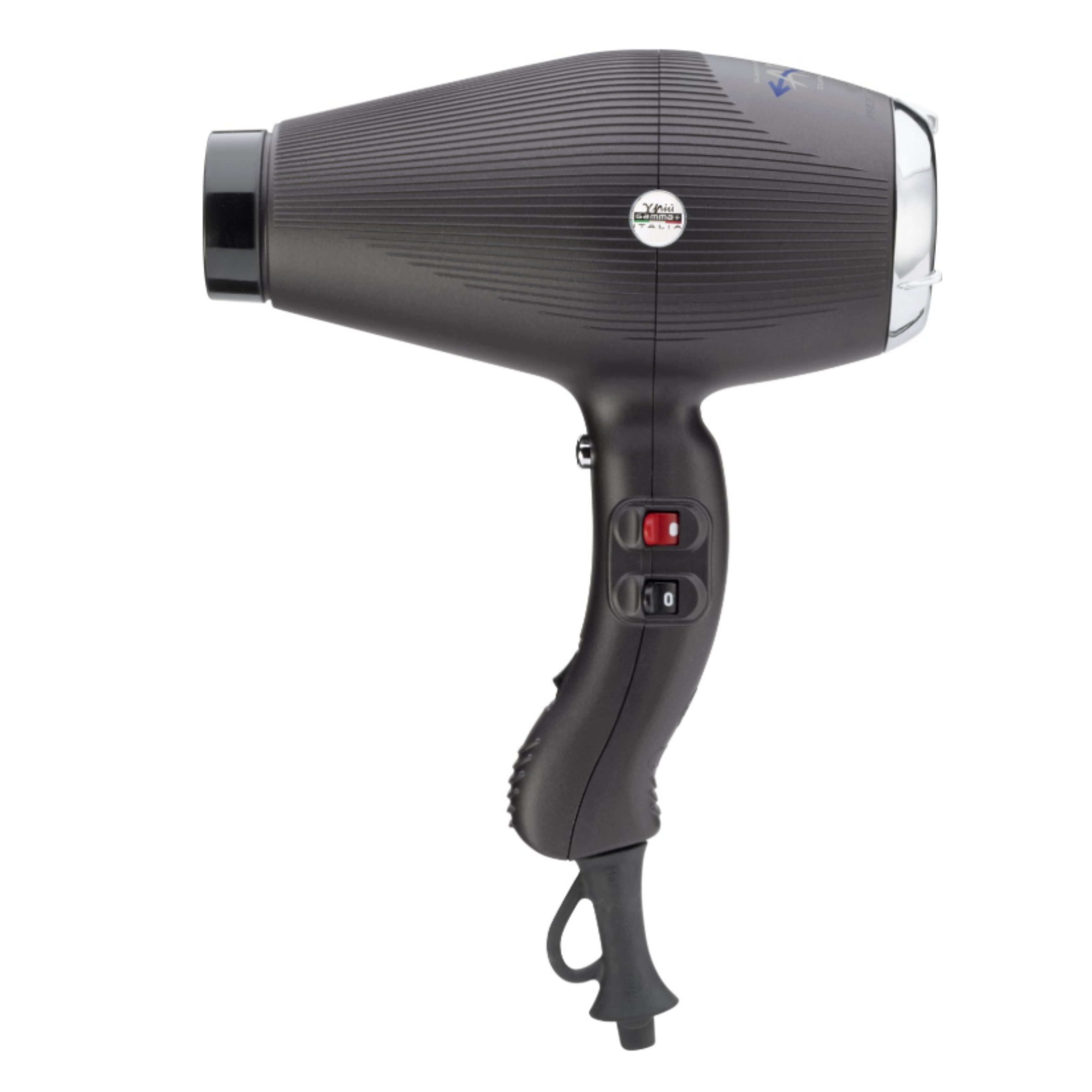 GAMMA+ Haartrockner Gamma+ Aria Dual Ionic Varnished Graphite Black