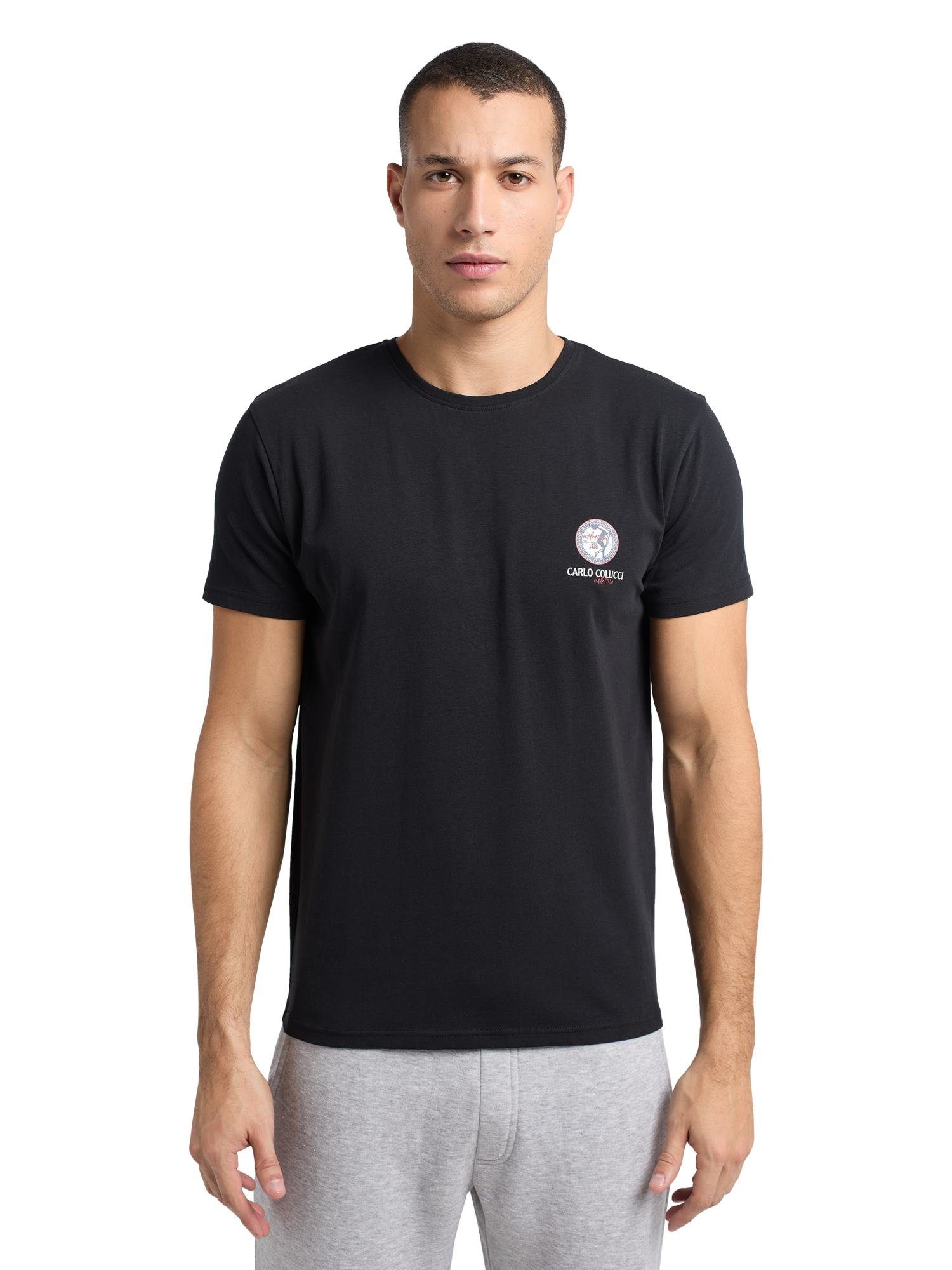 CARLO COLUCCI T-Shirt De Petris Schwarz