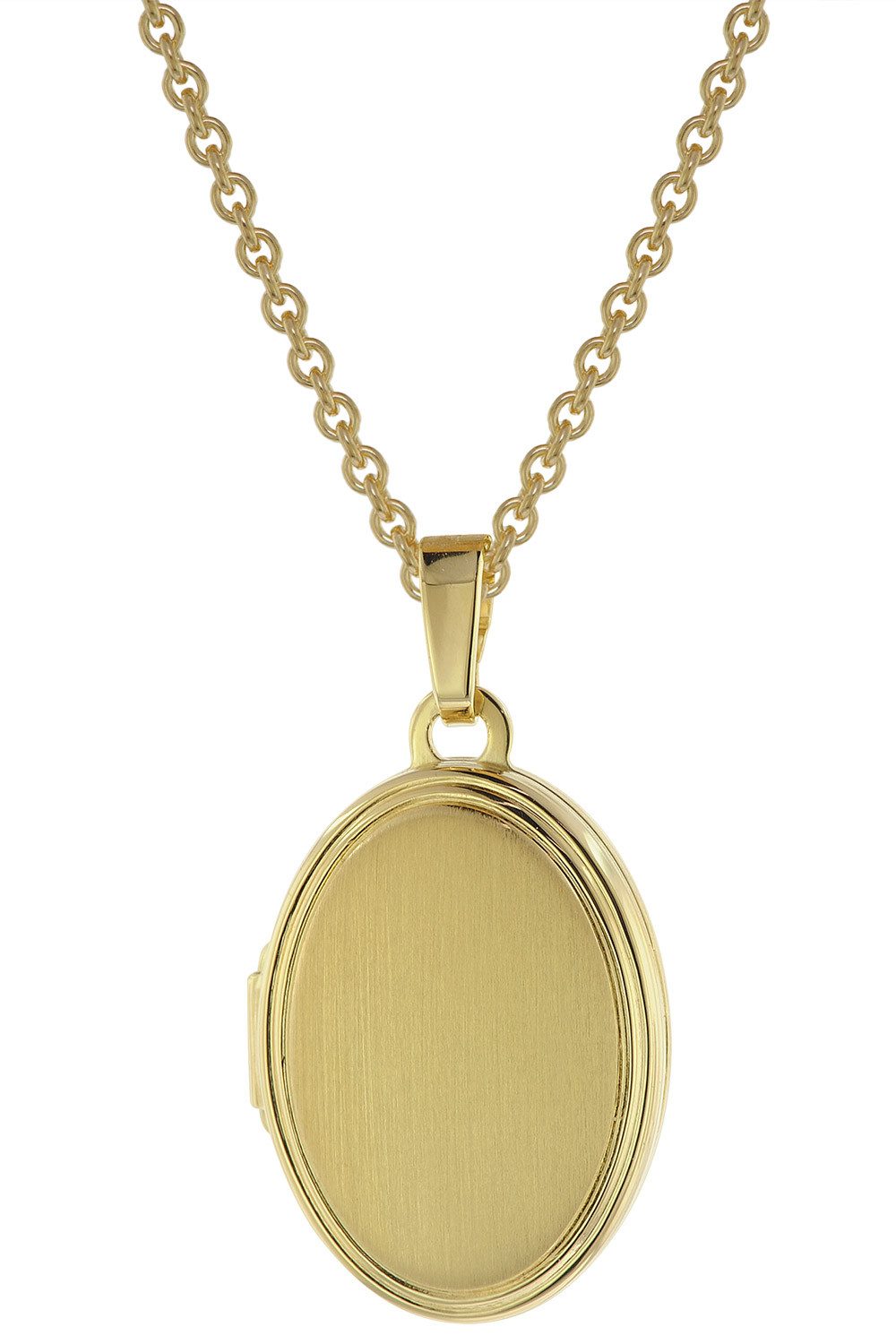 Kette mit Anhänger Damen mit Gold auf Silber 925