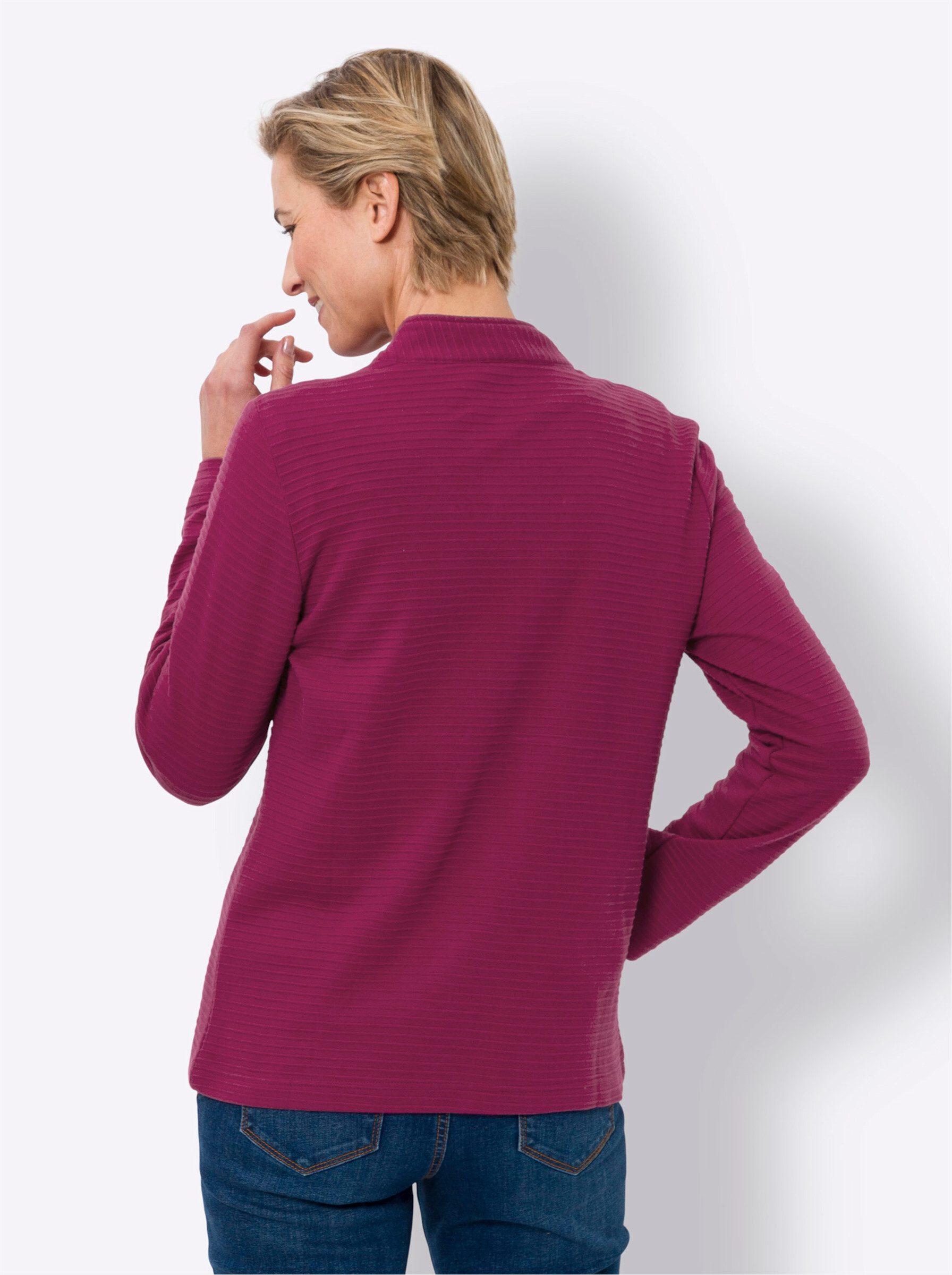 Sieh an! Shirtjacke Shirtjacke Langarm