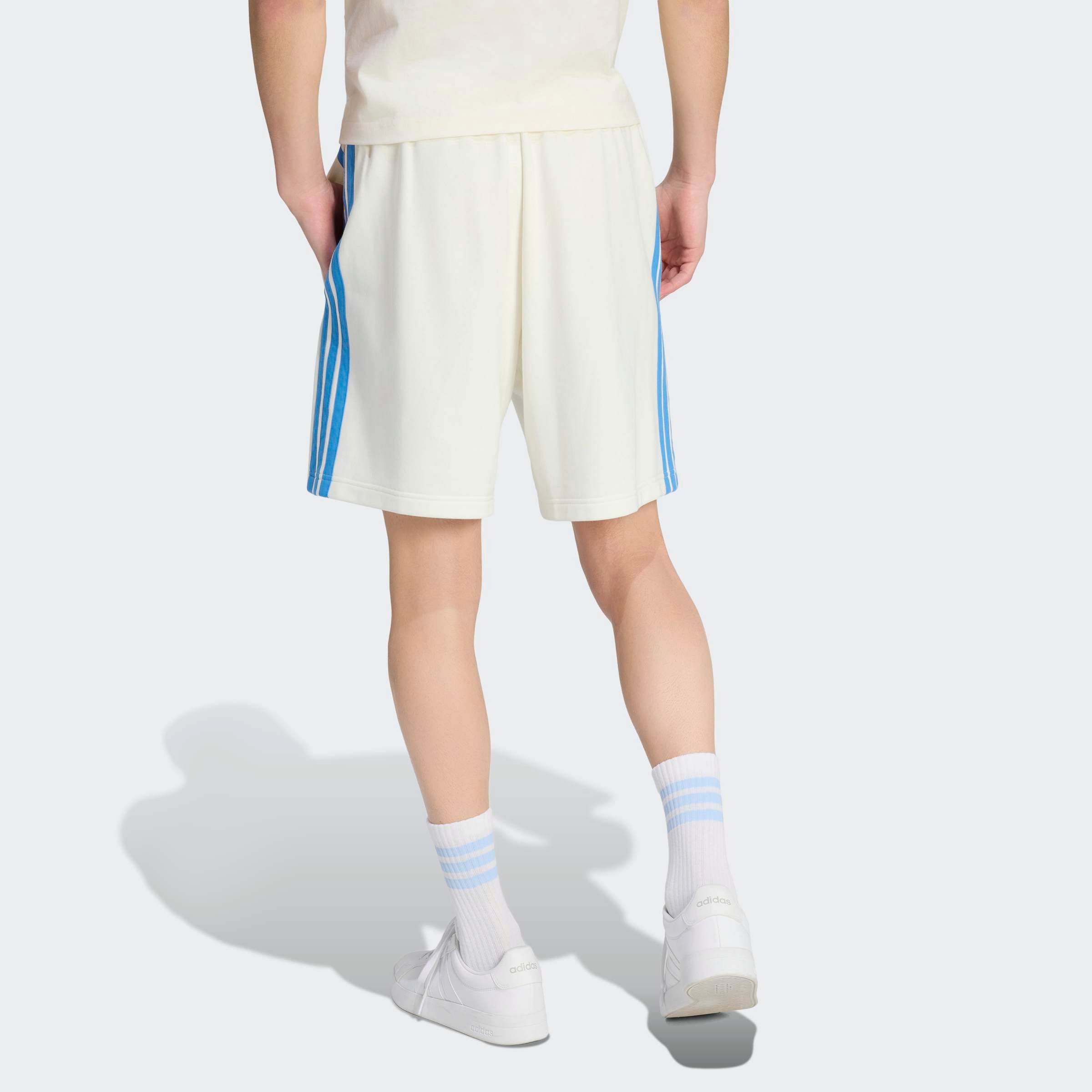 adidas Sportswear Shorts M 3S FT SHO für Laufaktivitäten und sportliche Anlässe, mit Kordelverschluss