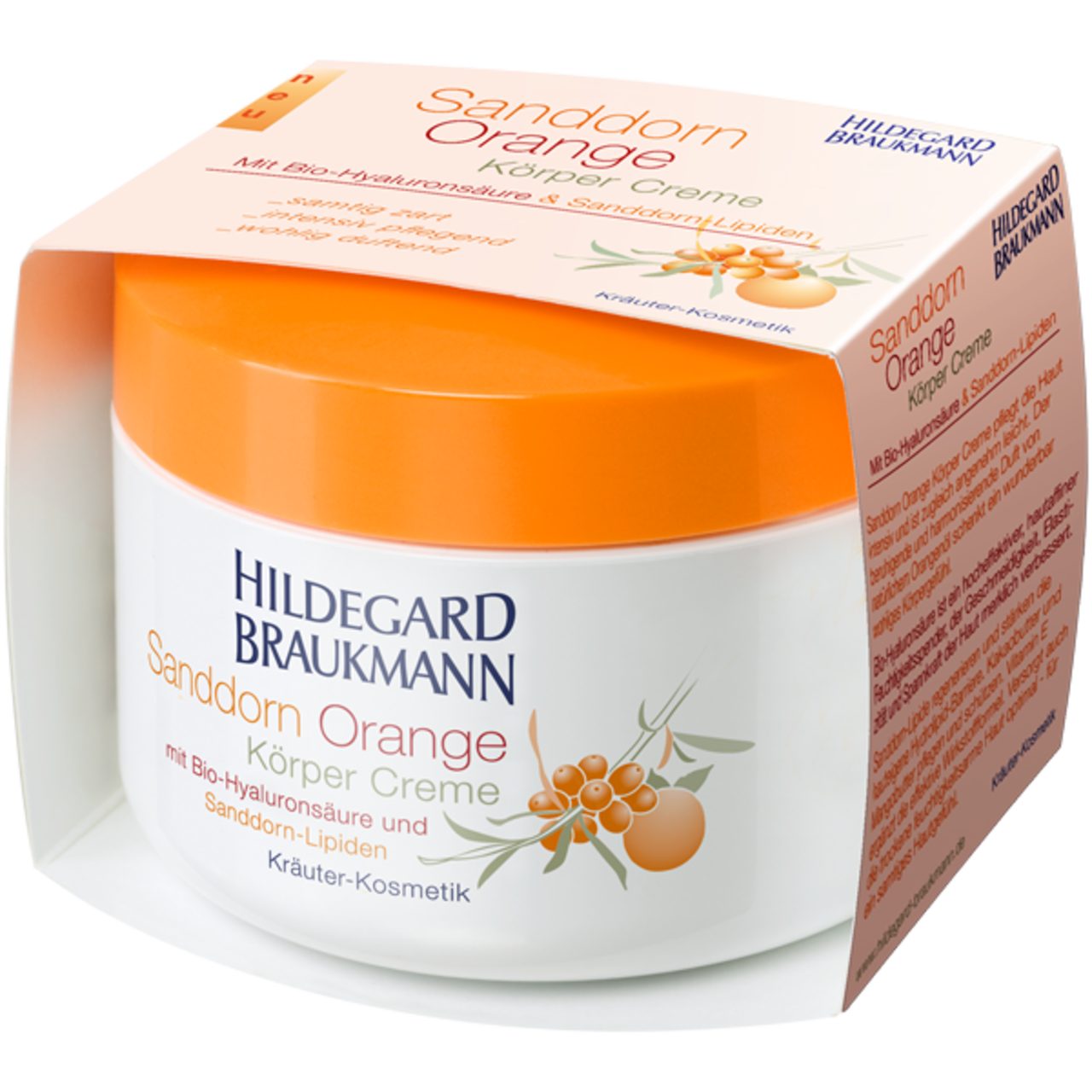 Hildegard Braukmann Körpercreme Sanddorn Orange Körpercreme